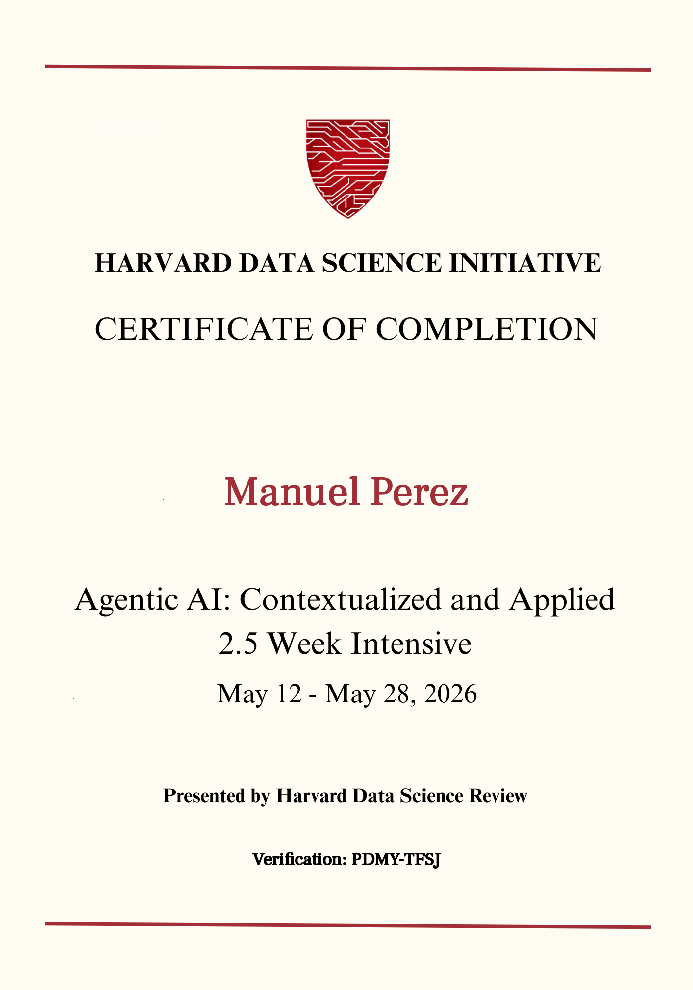 User Certificate