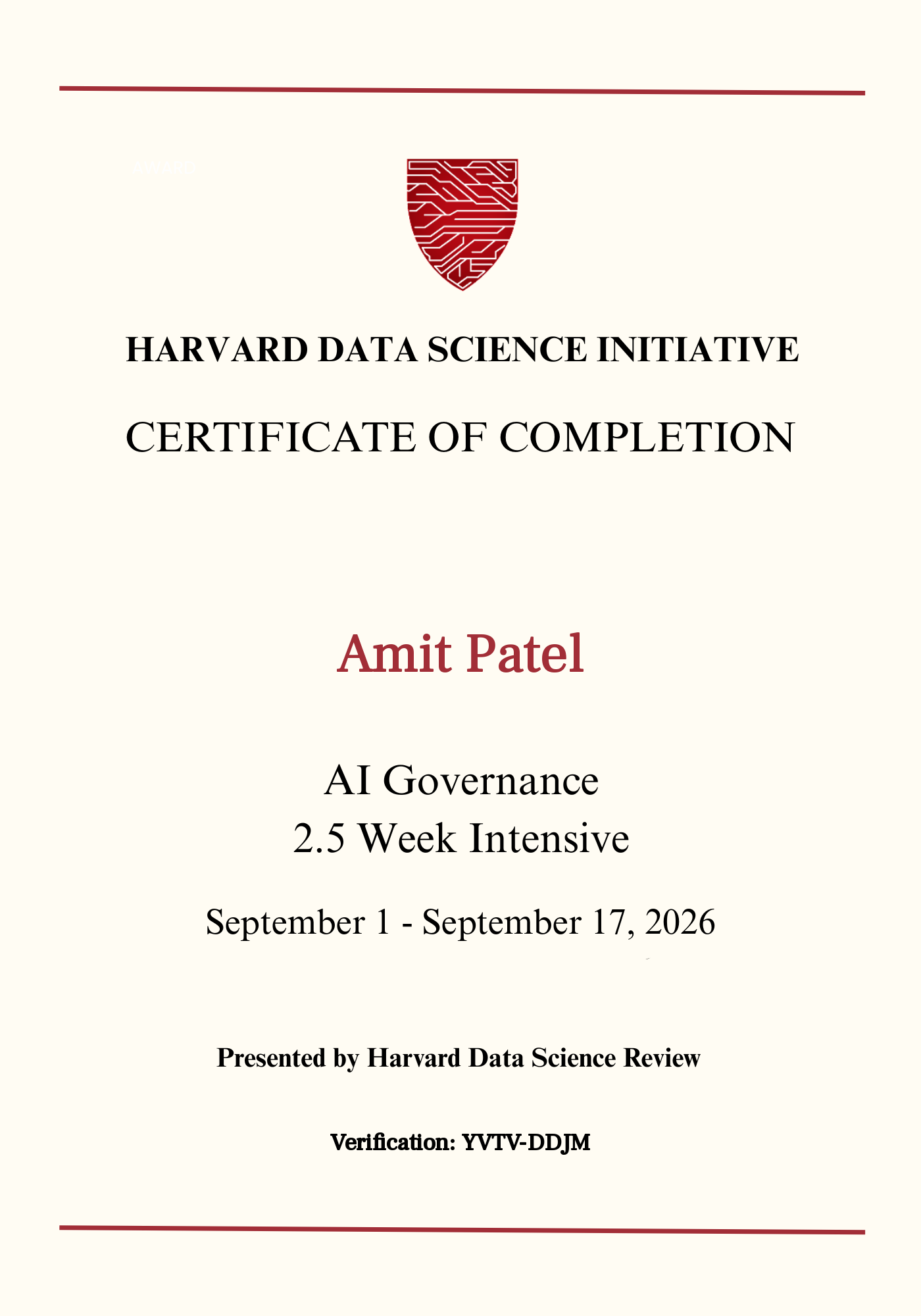 User Certificate