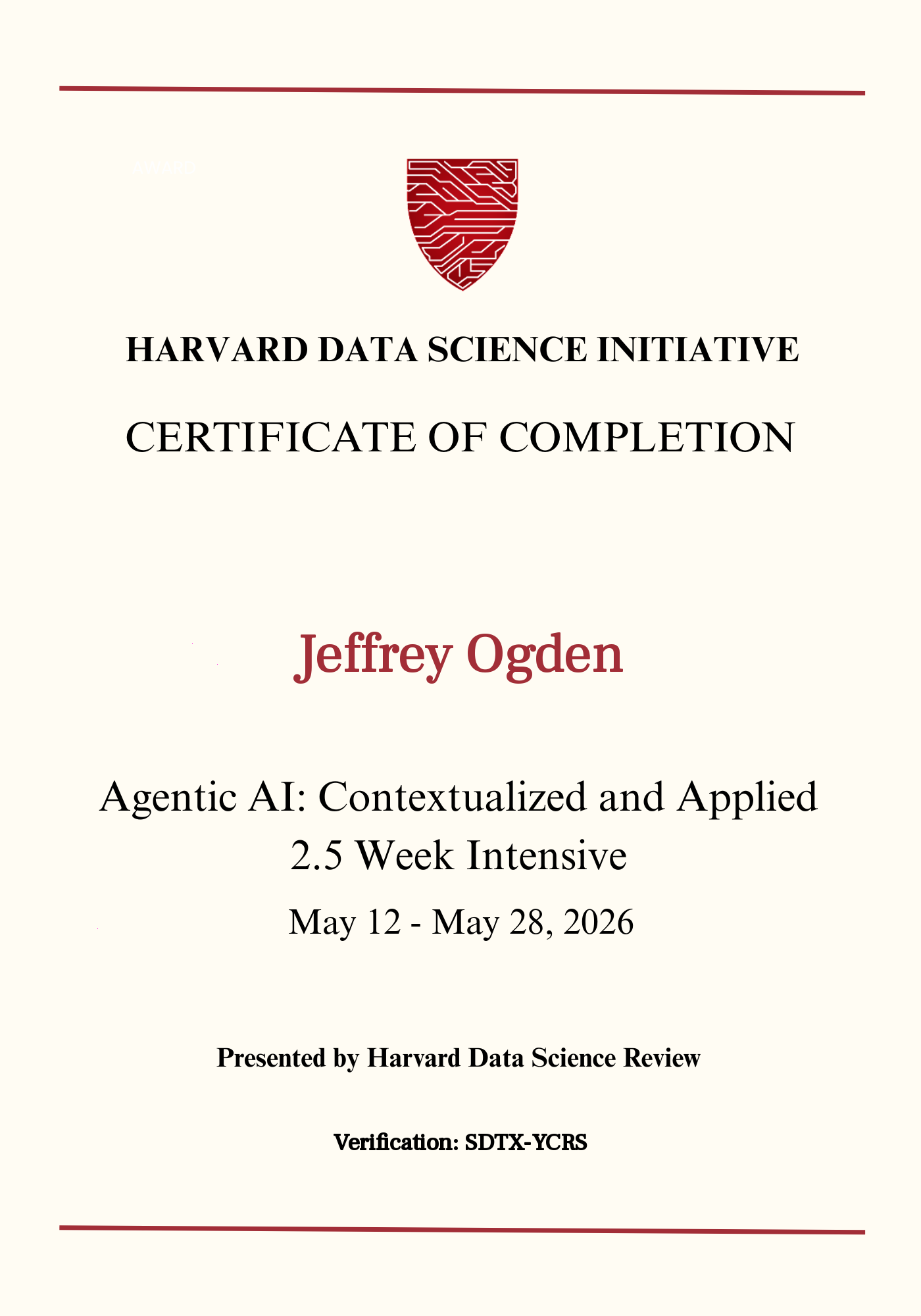 User Certificate