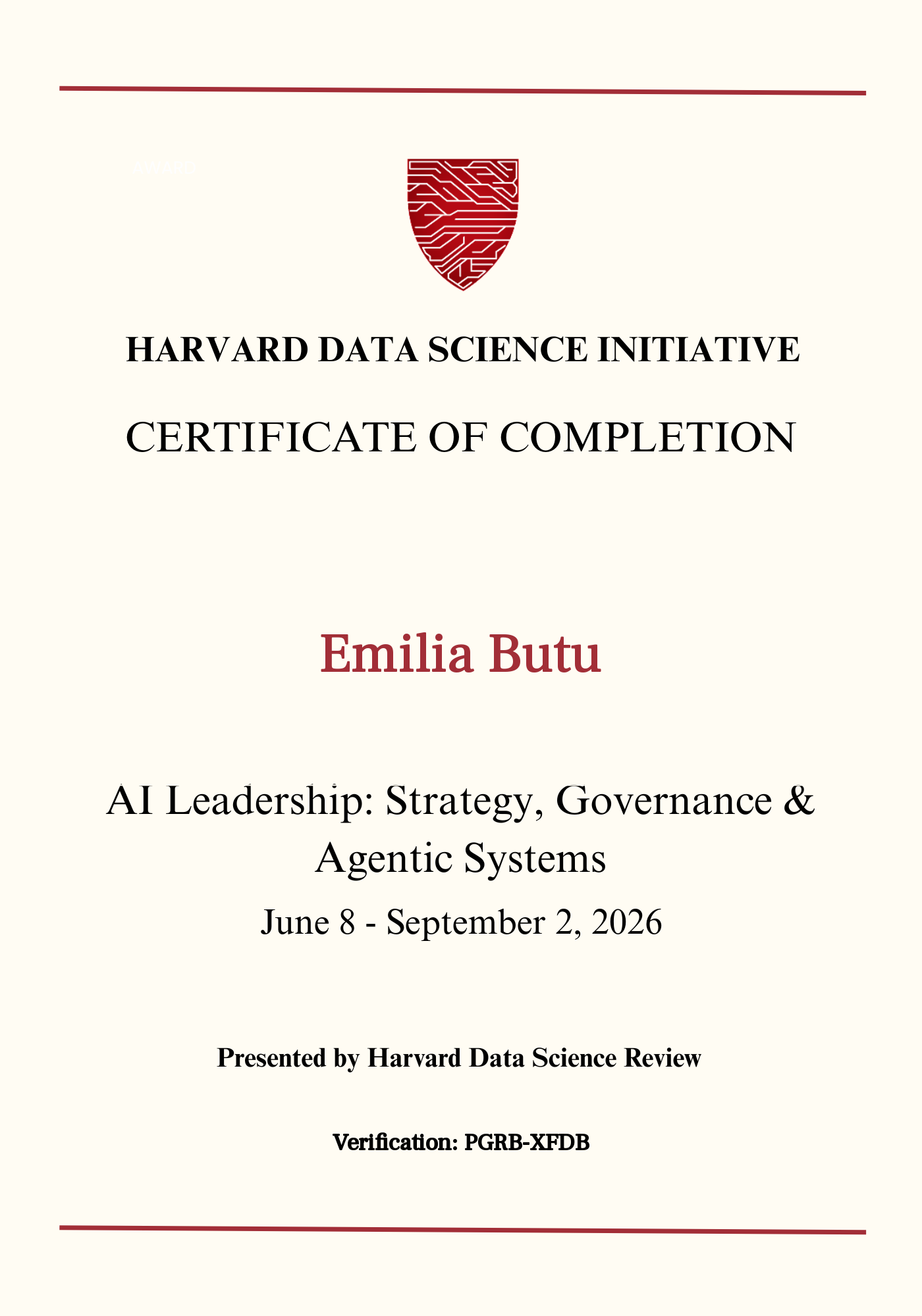 User Certificate