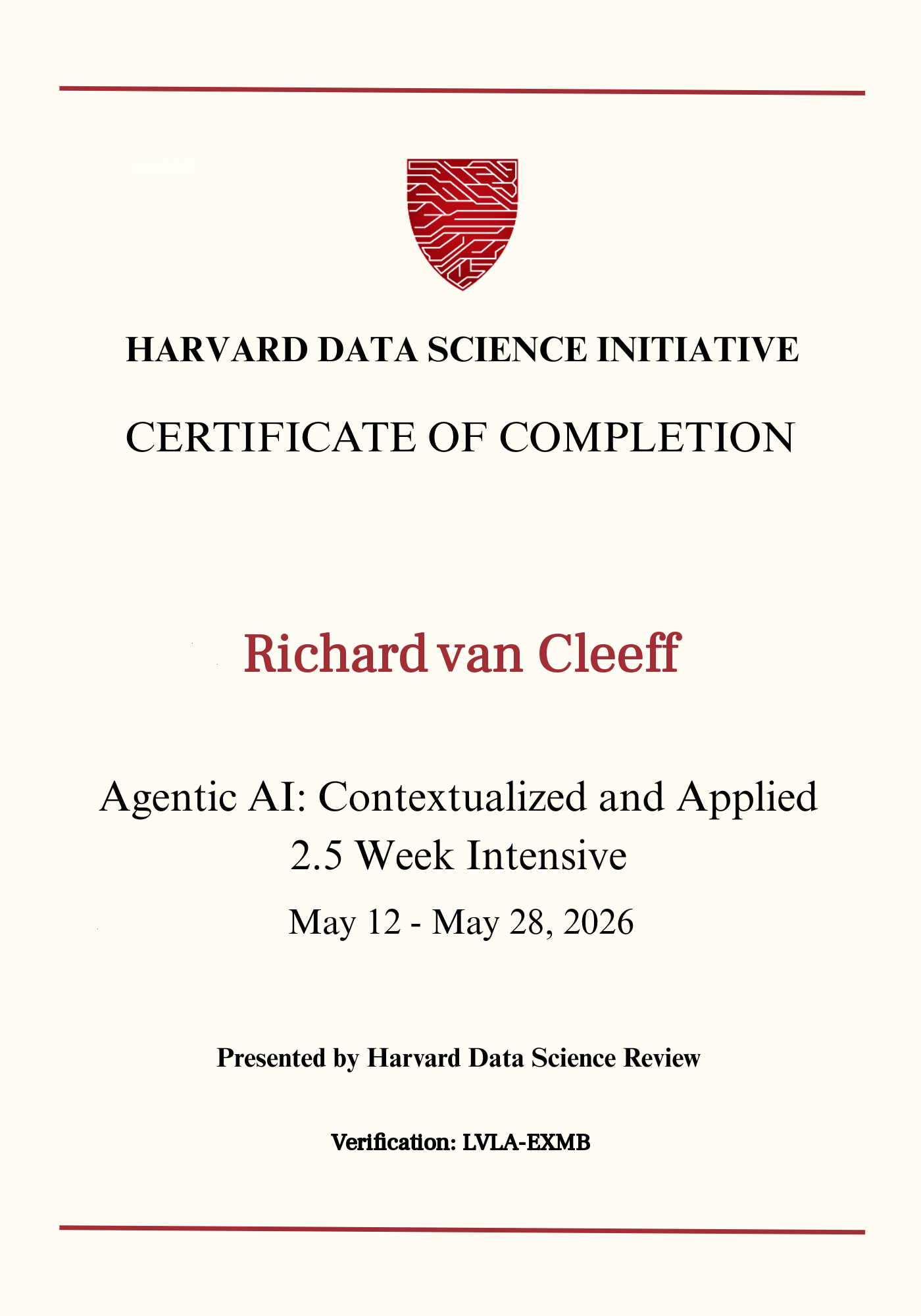 User Certificate