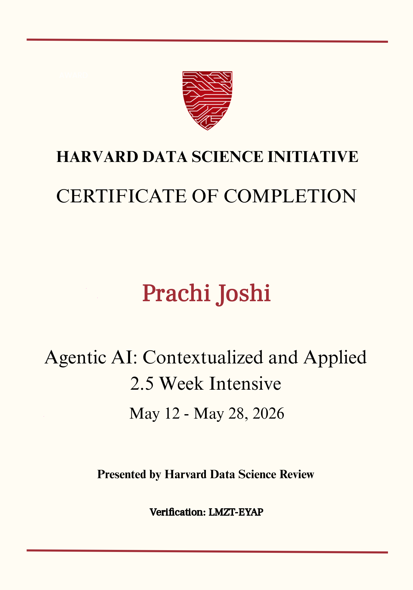 User Certificate