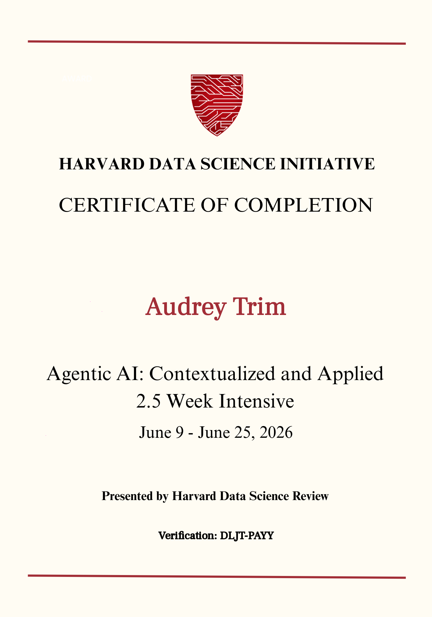 User Certificate