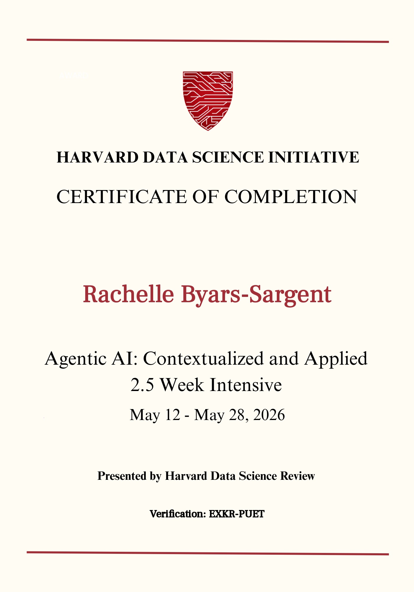 User Certificate