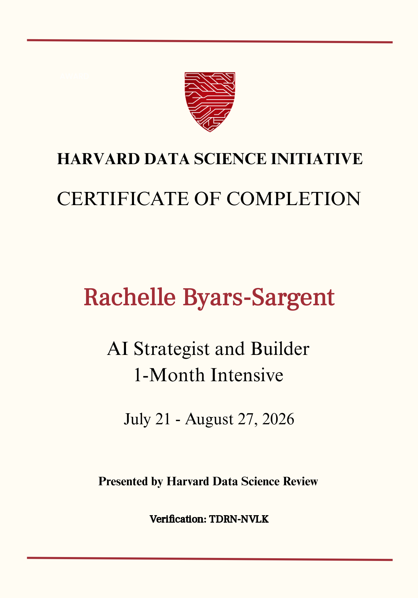 User Certificate