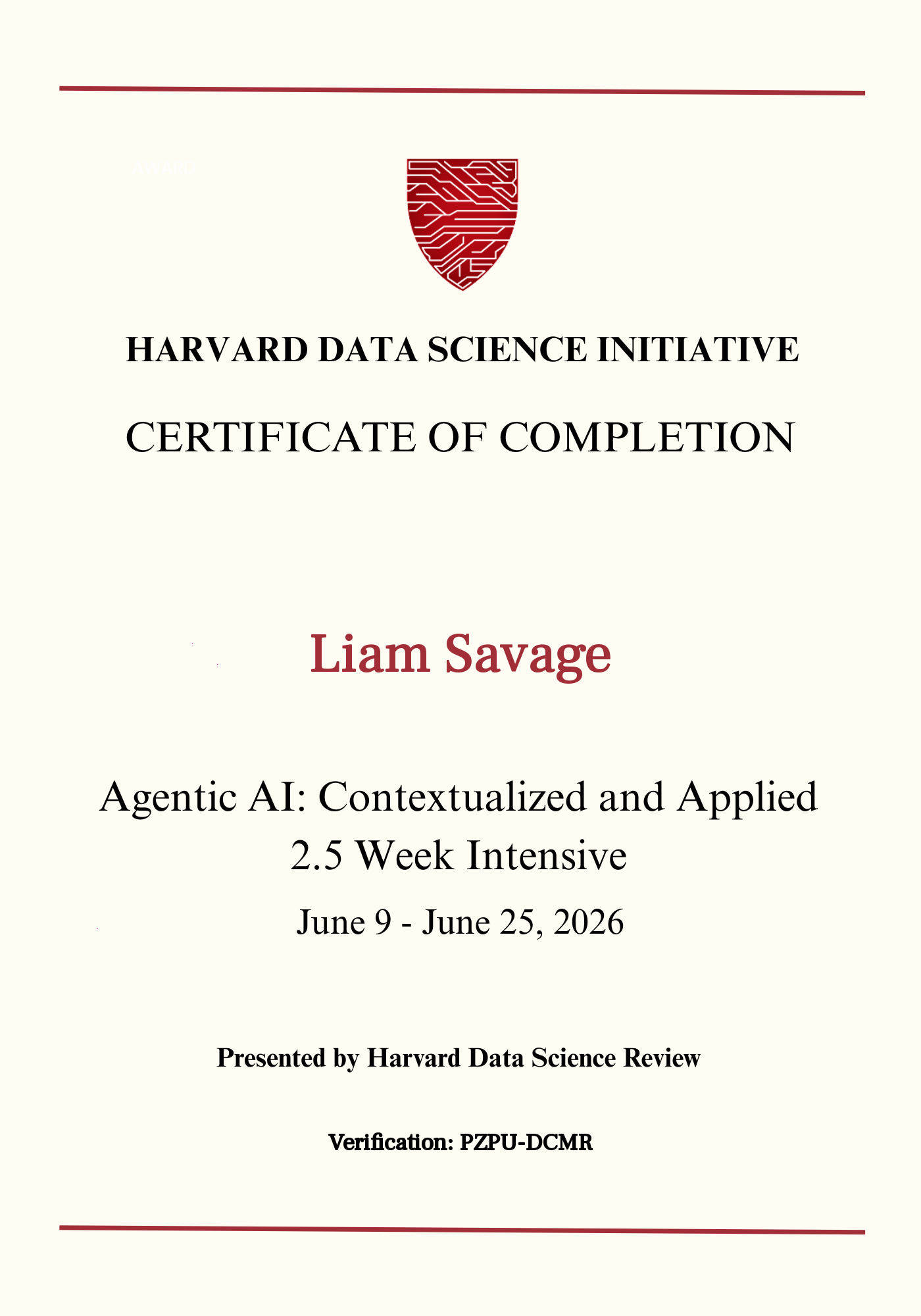 User Certificate
