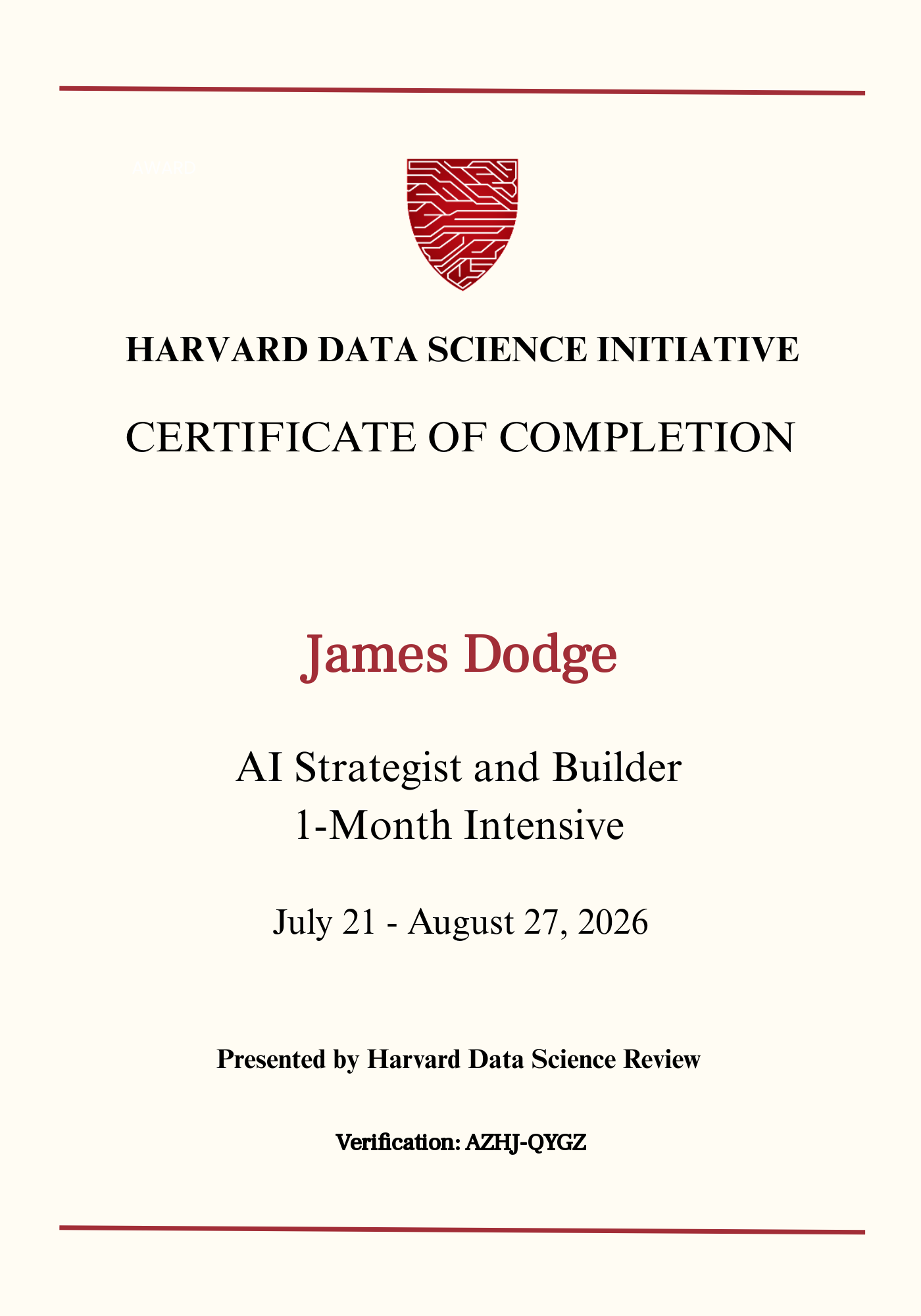 User Certificate