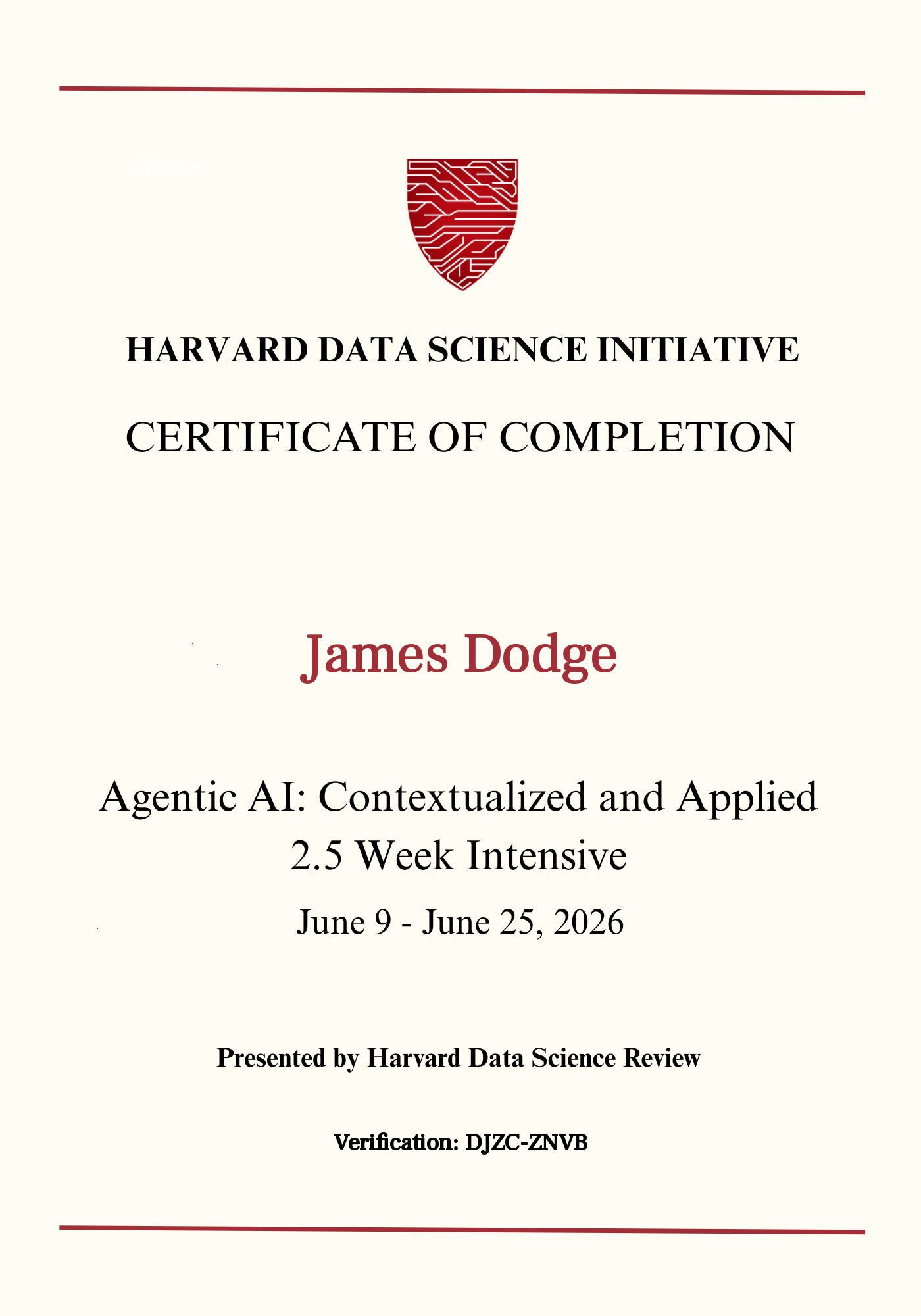 User Certificate