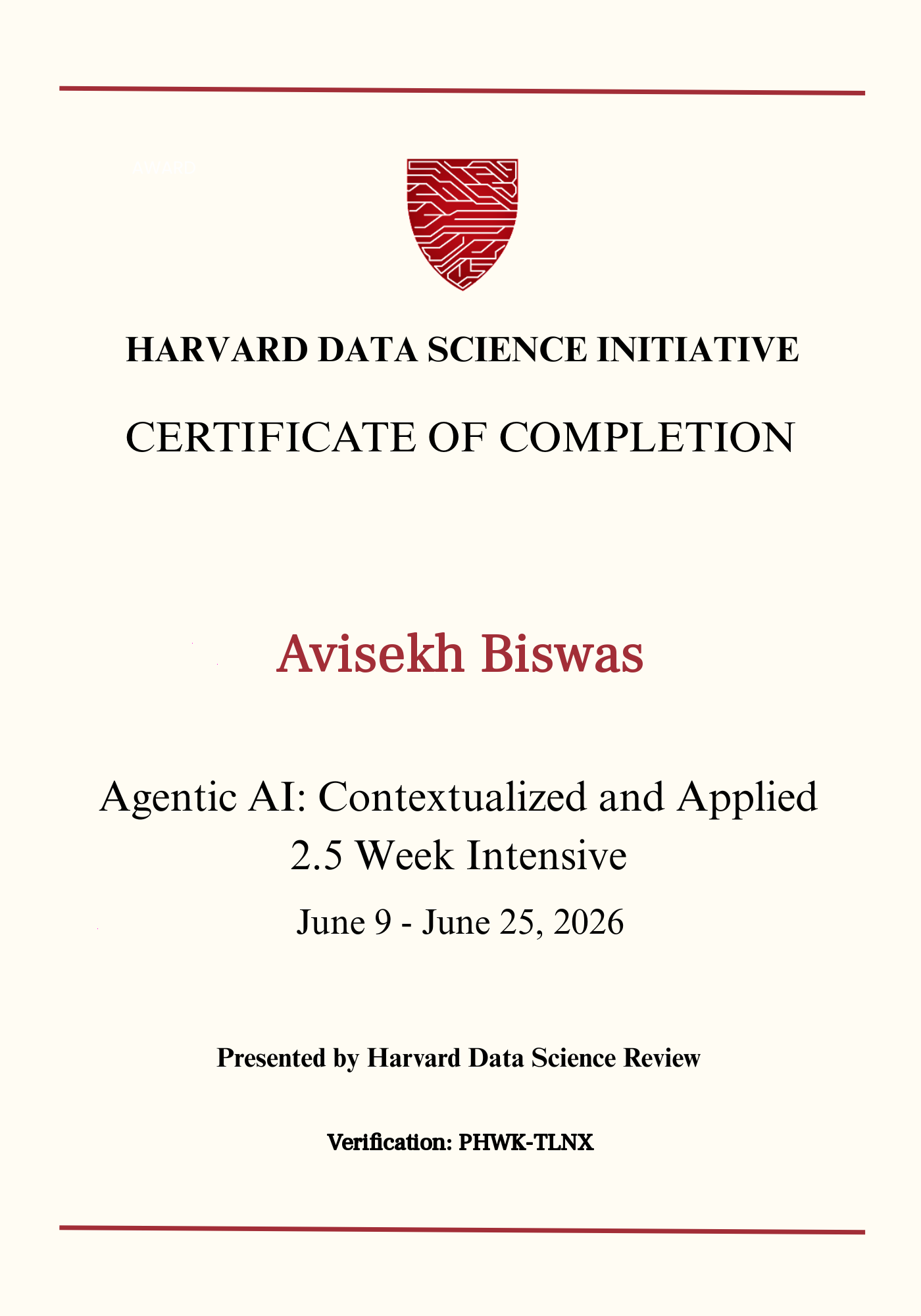 User Certificate