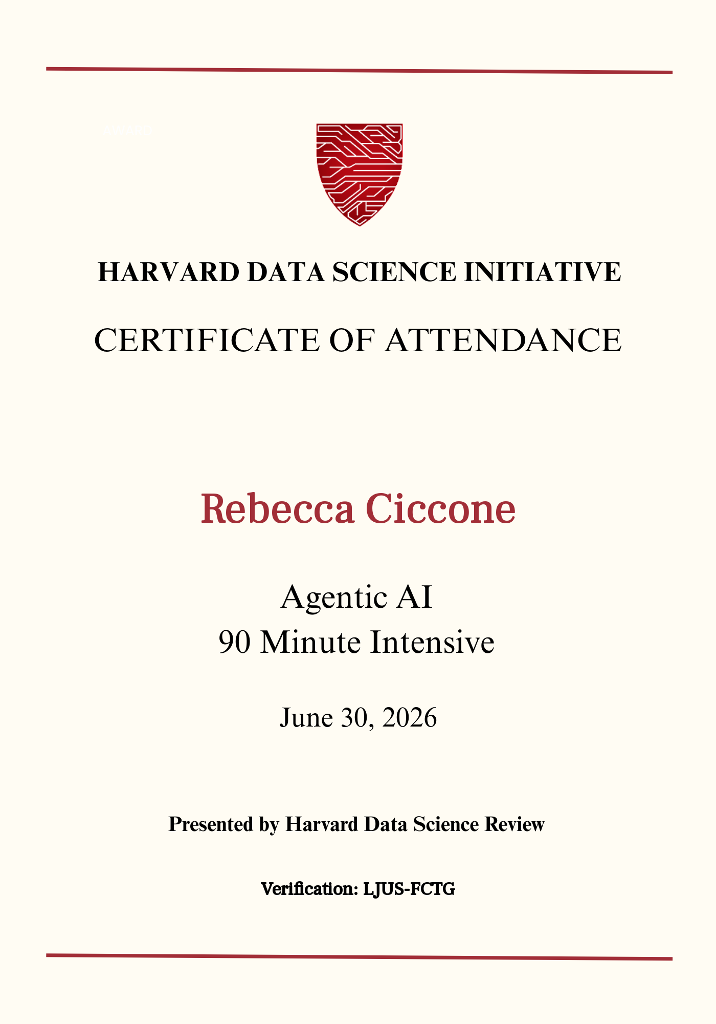 User Certificate