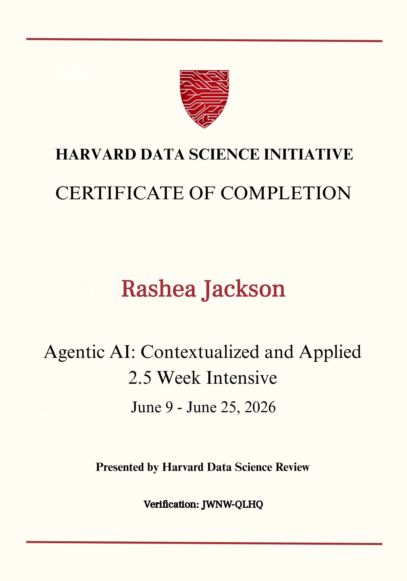 User Certificate