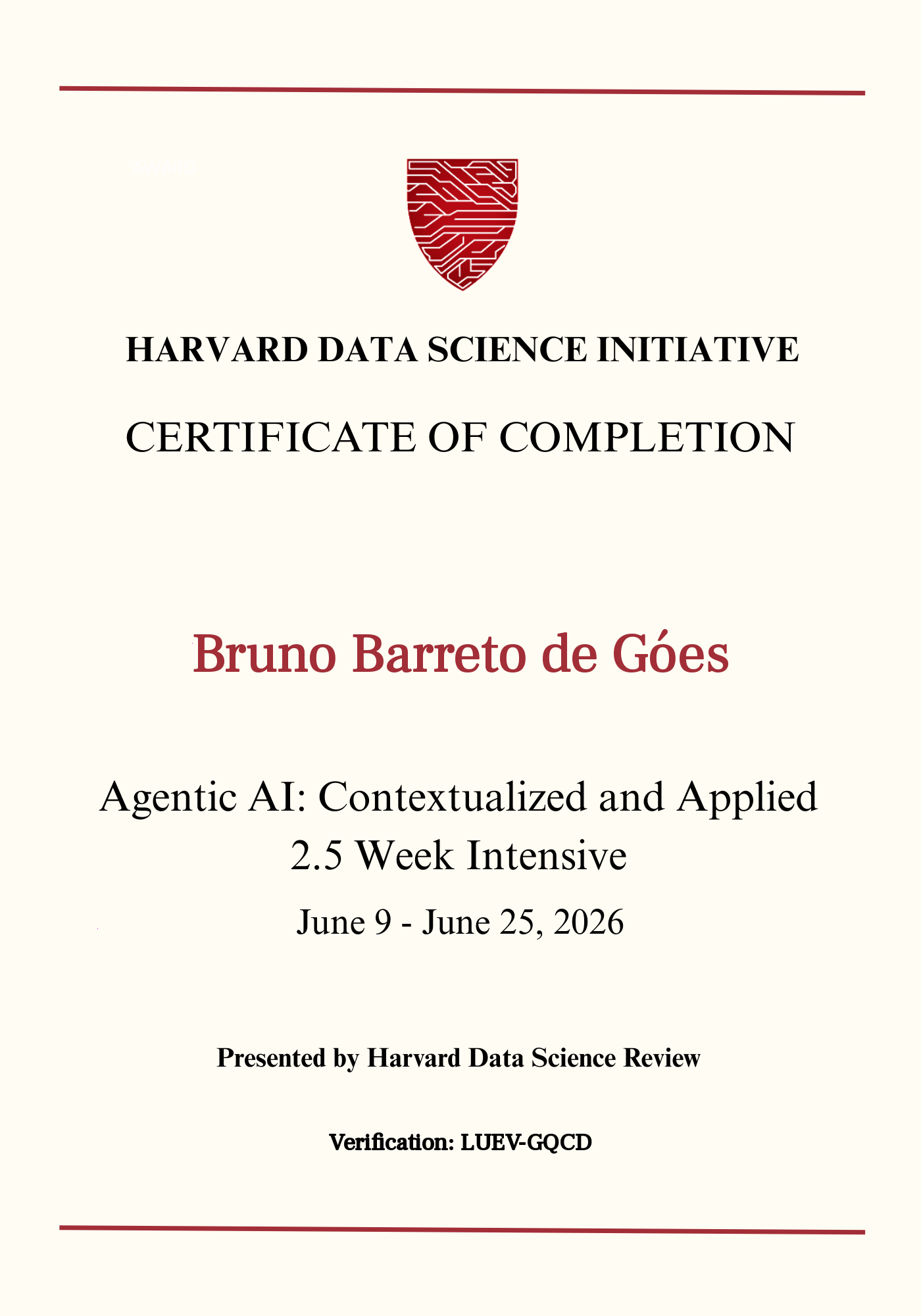 User Certificate