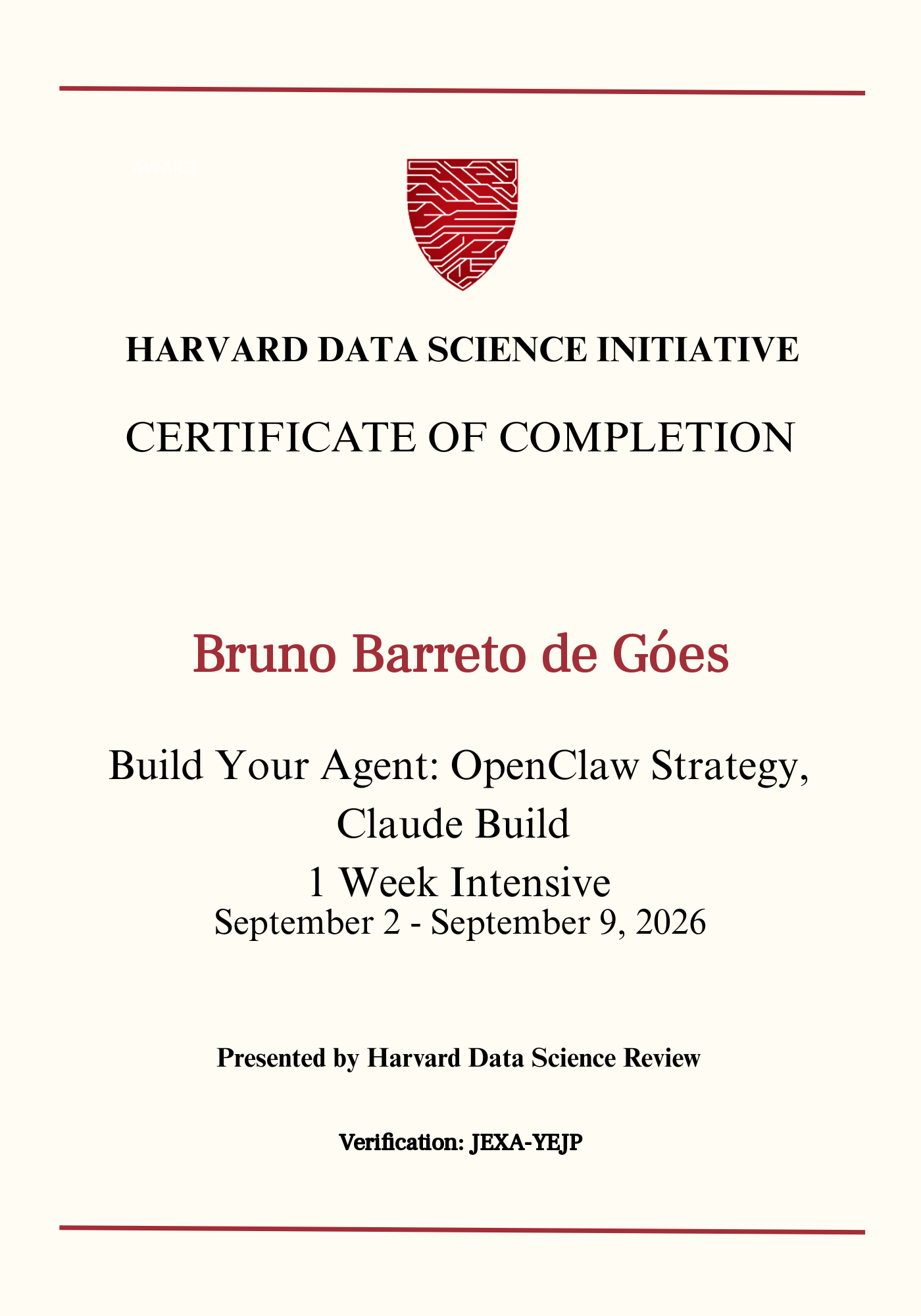 User Certificate