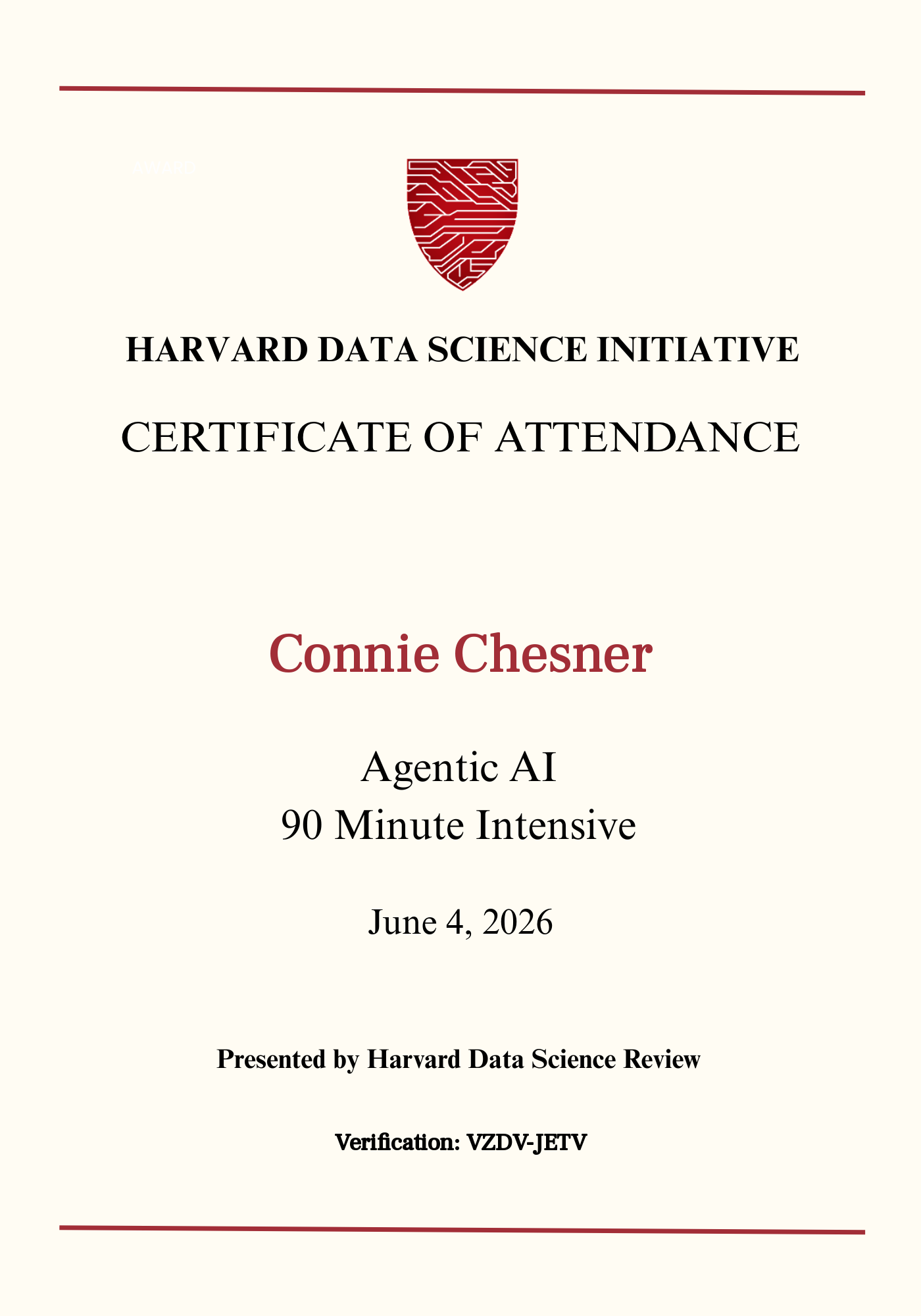 User Certificate
