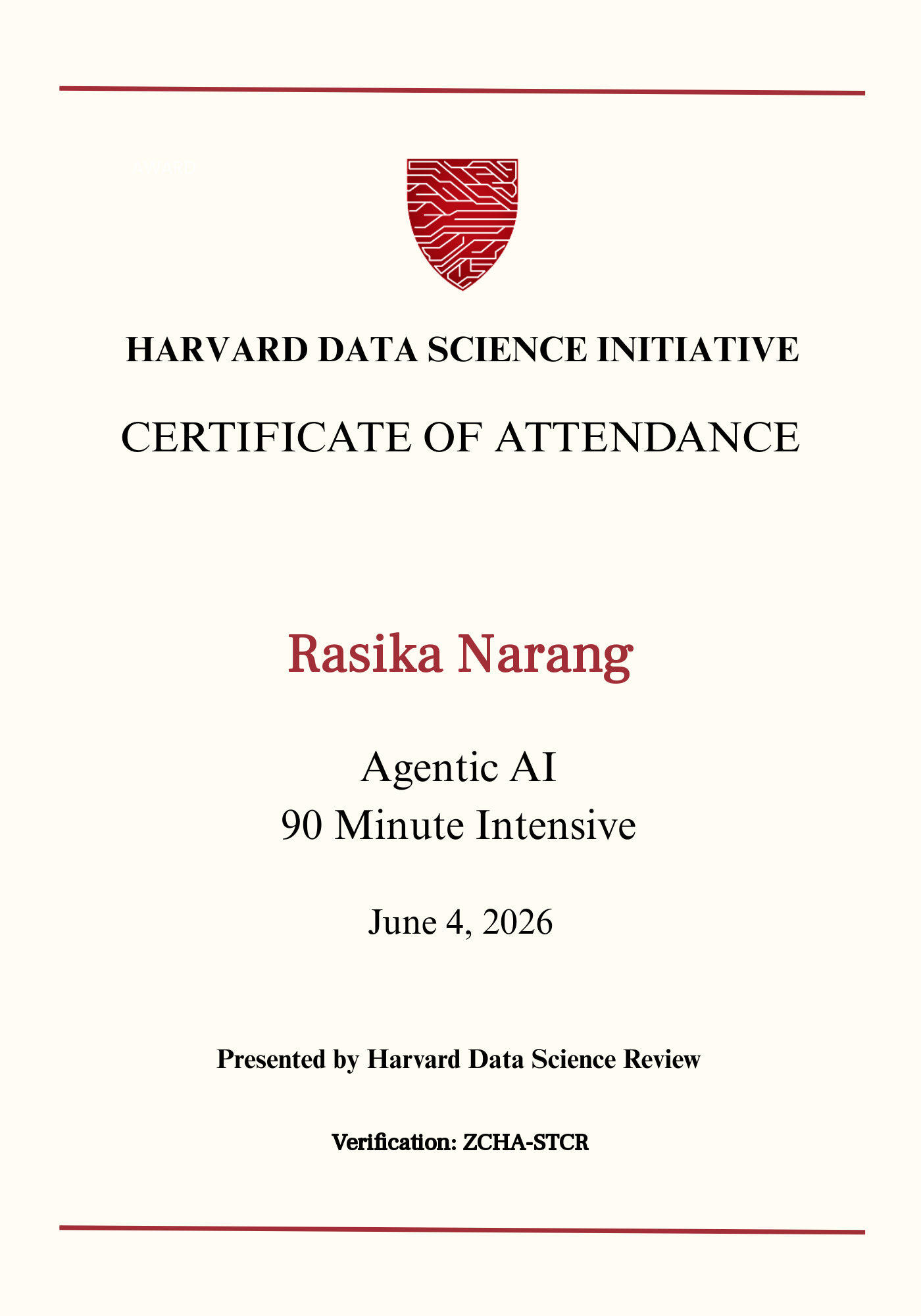 User Certificate