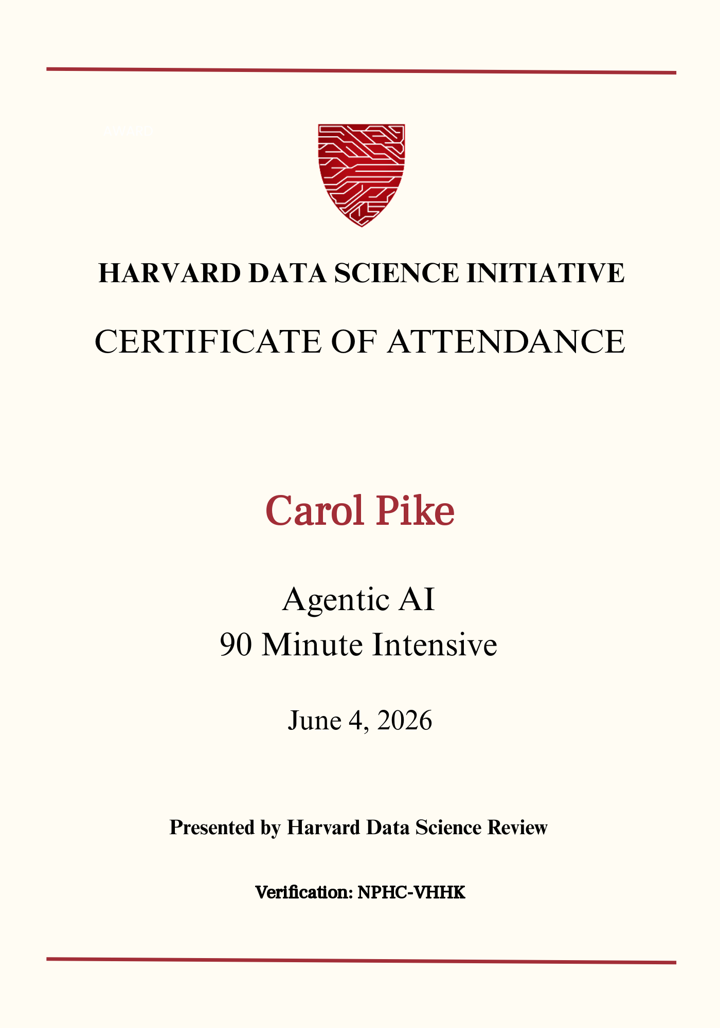 User Certificate