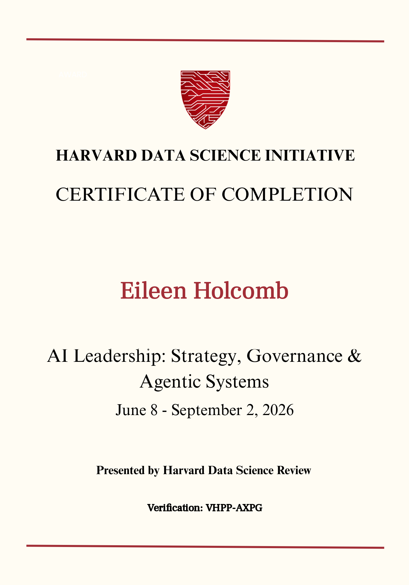 User Certificate