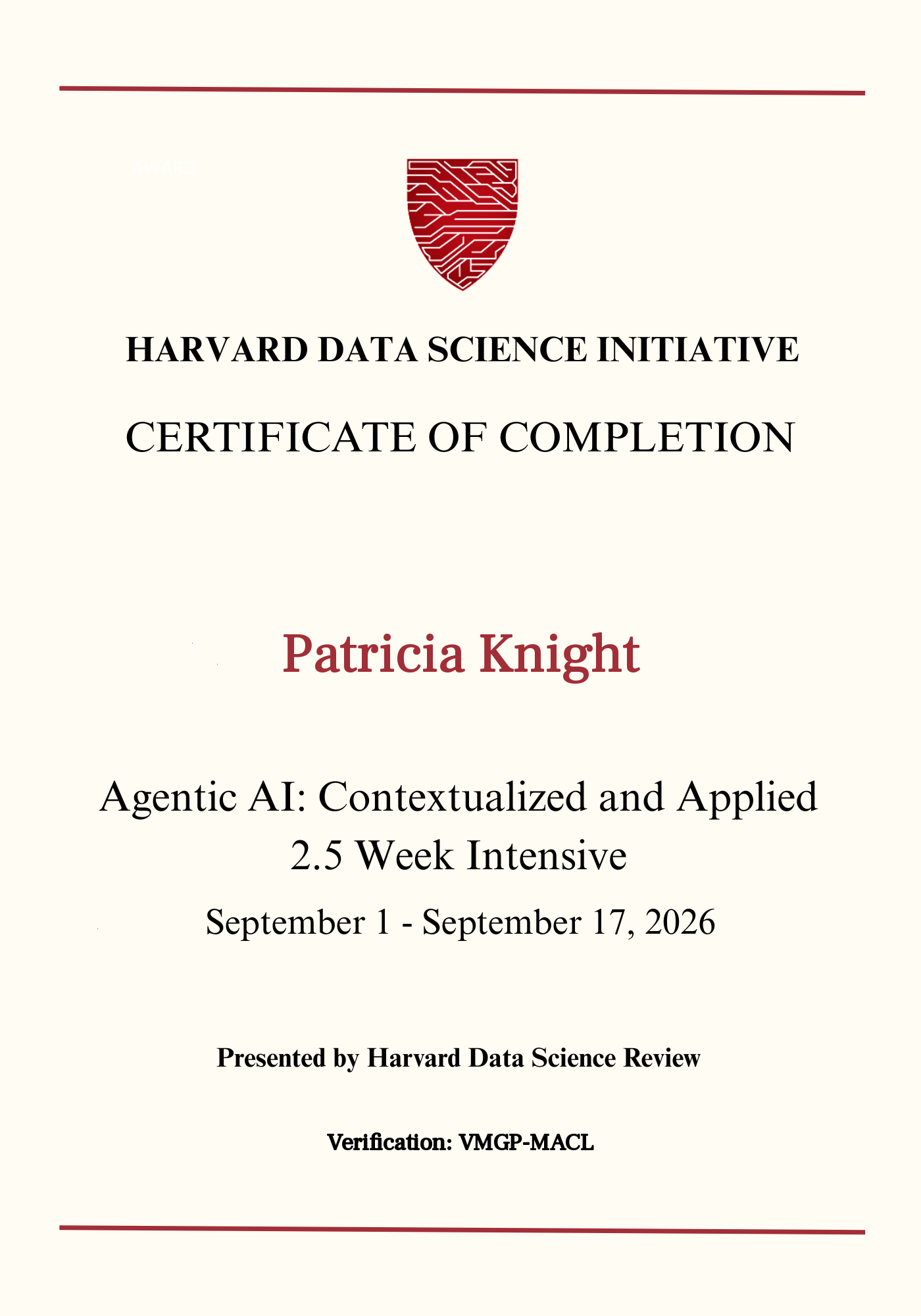 User Certificate