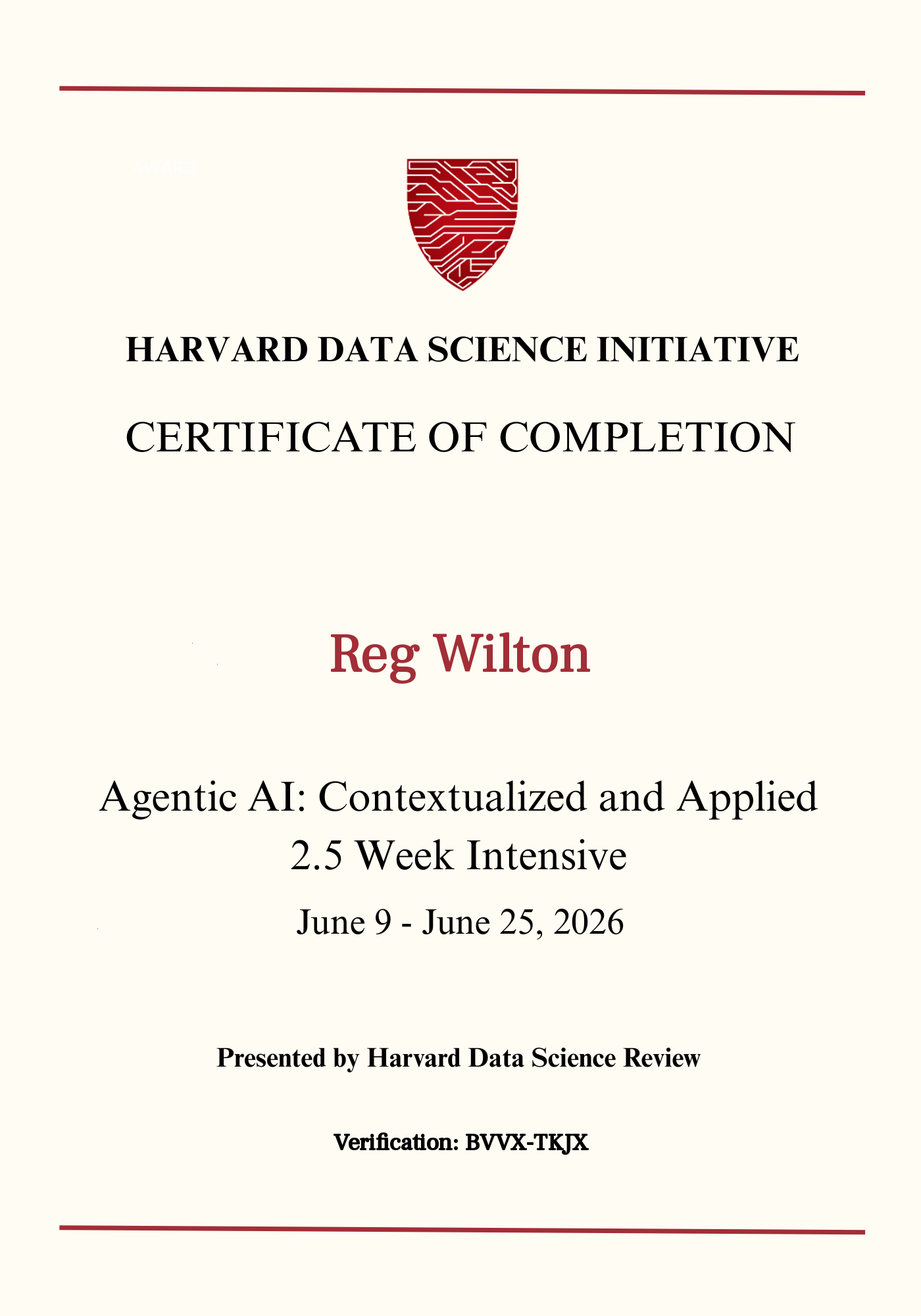 User Certificate