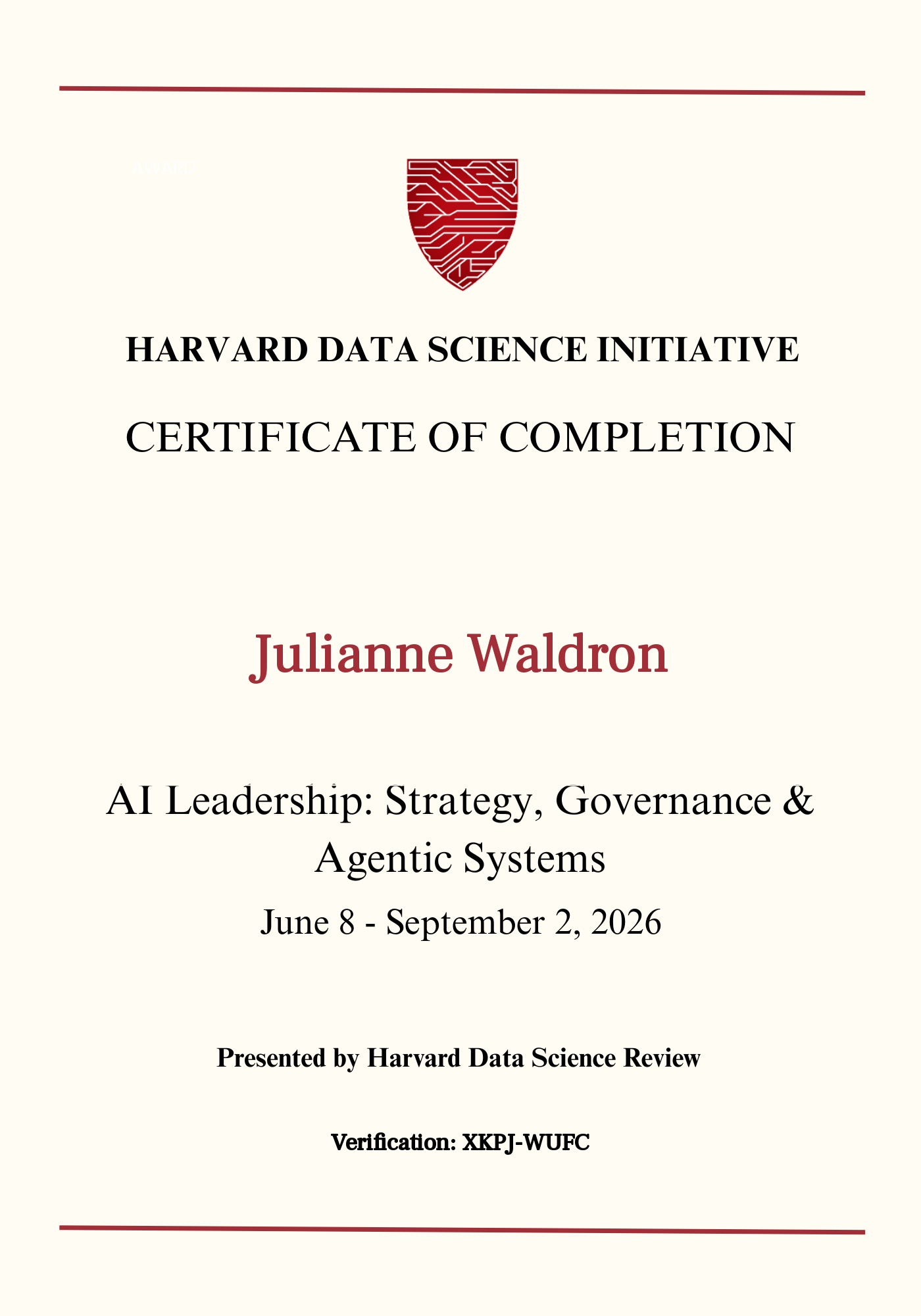 User Certificate