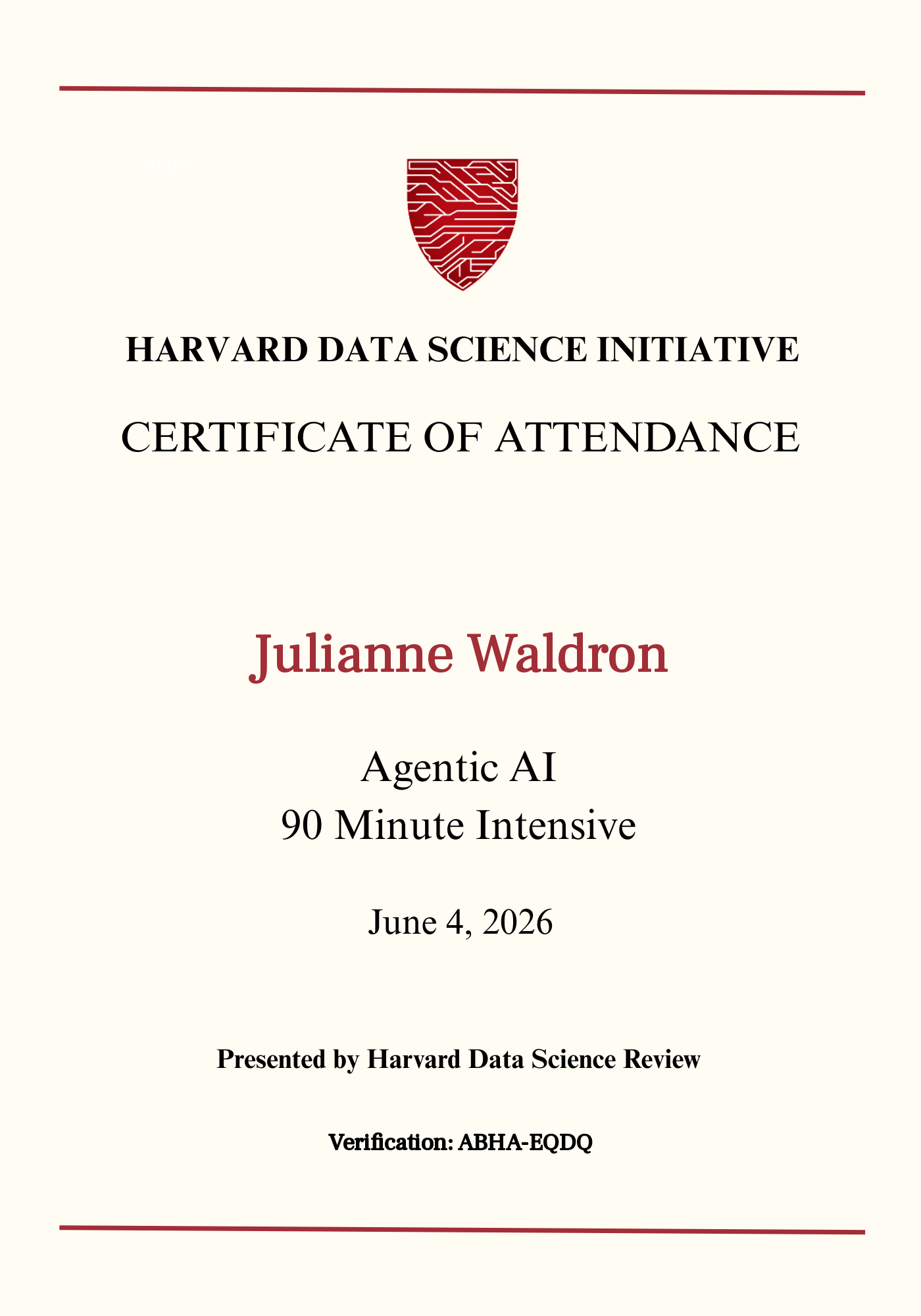 User Certificate