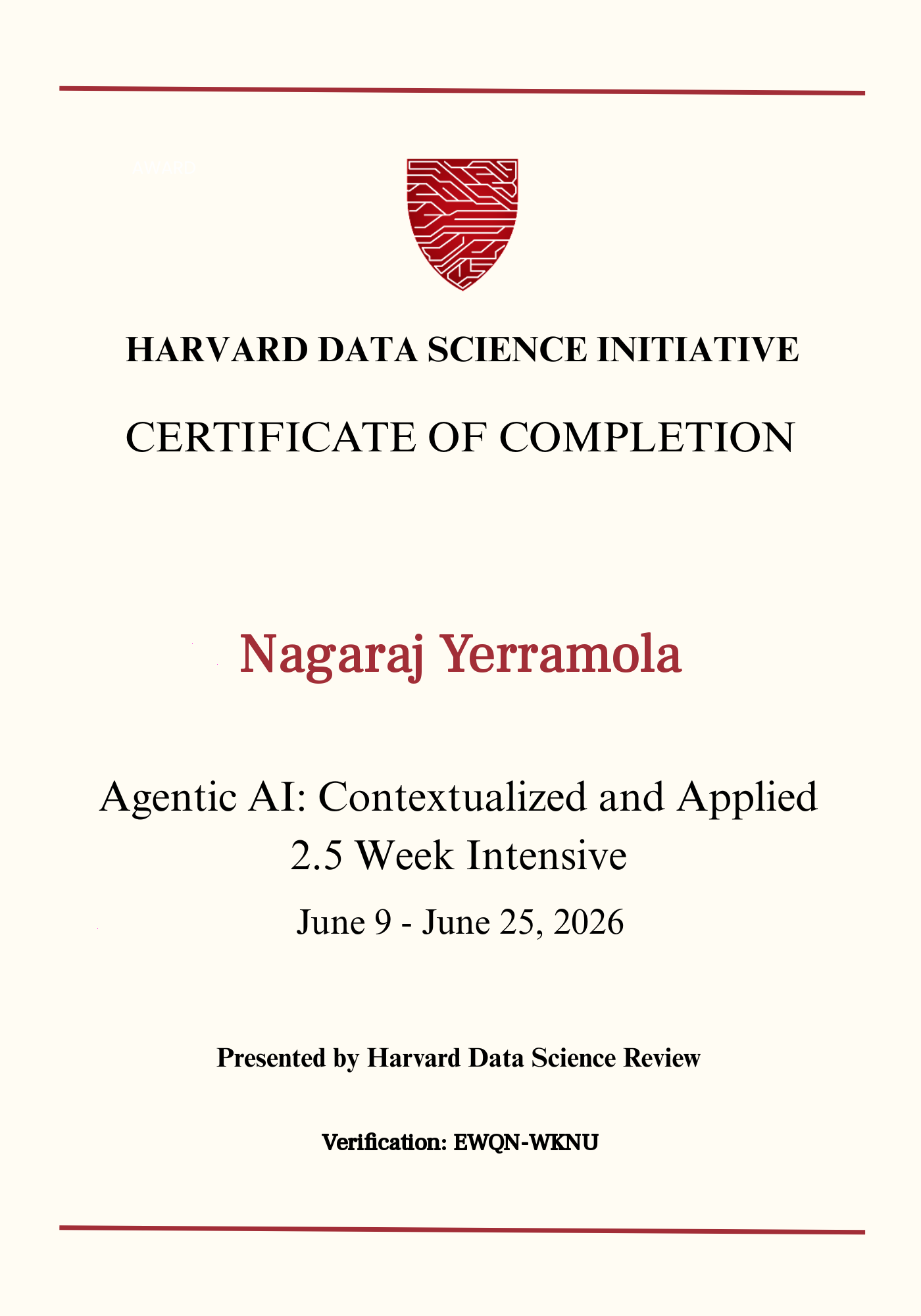User Certificate