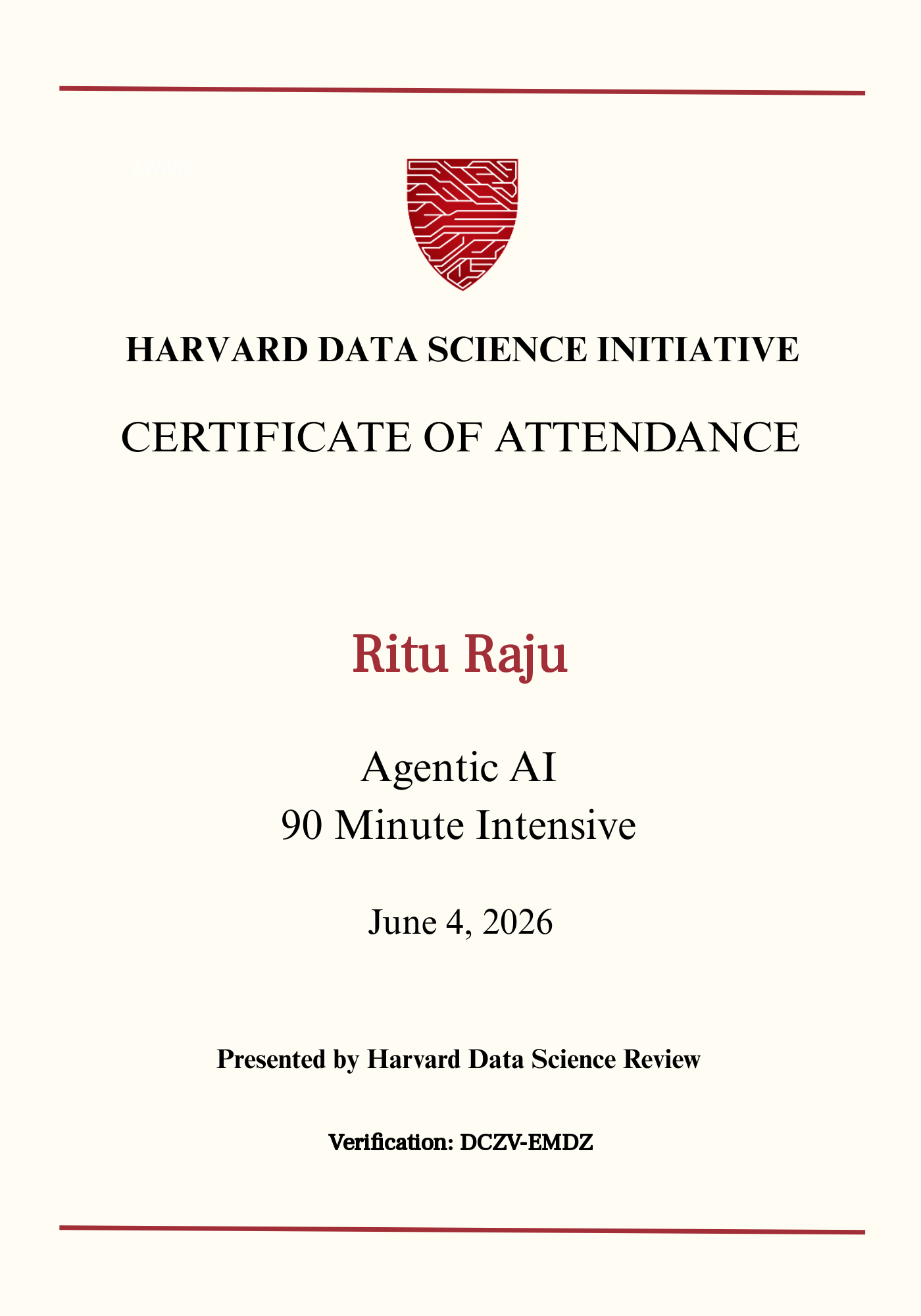 User Certificate