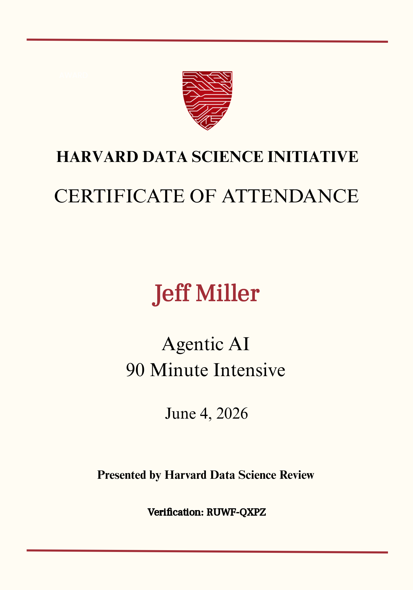 User Certificate