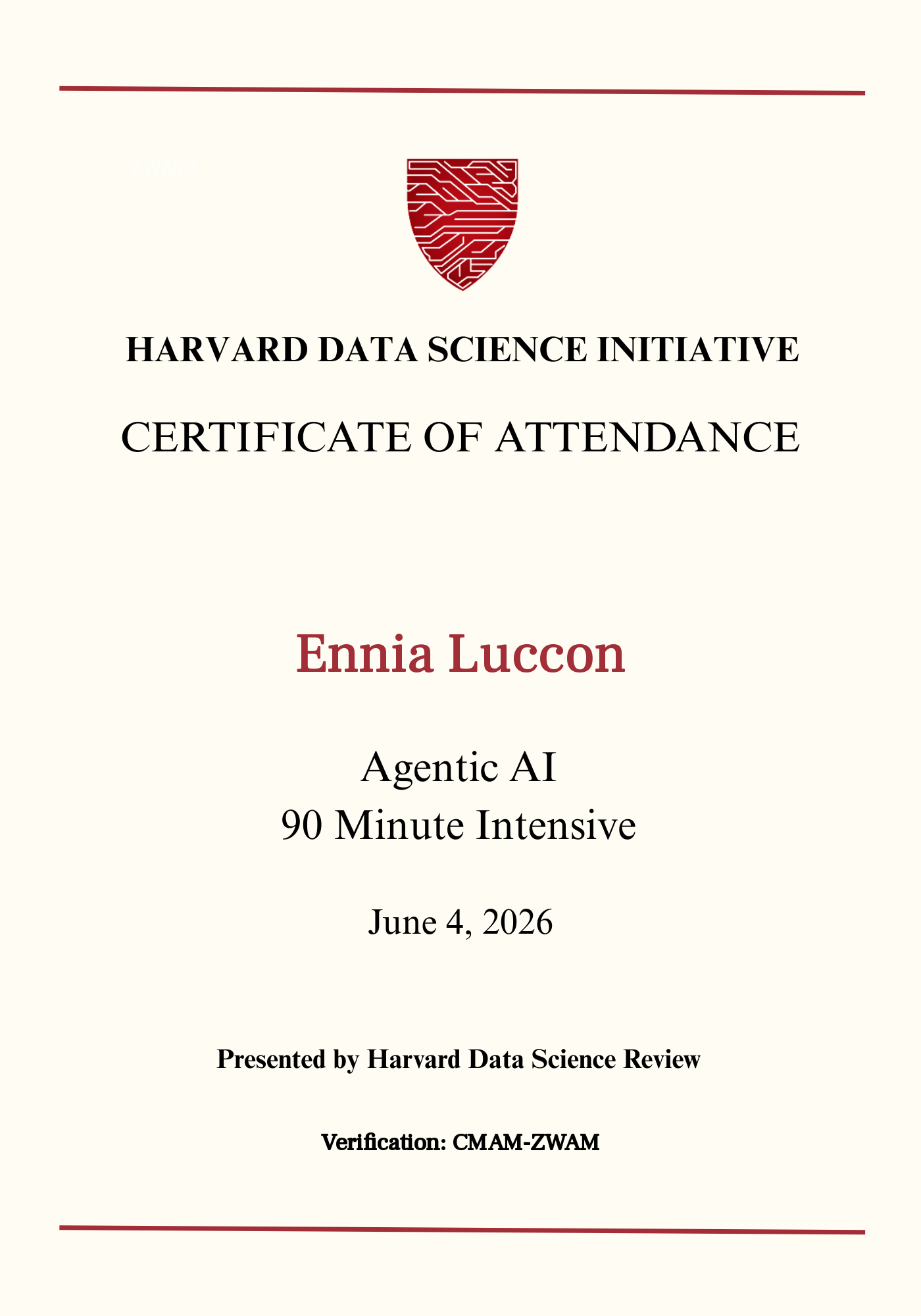 User Certificate