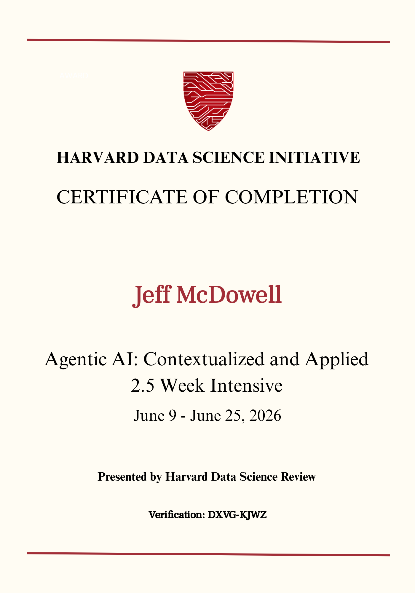 User Certificate