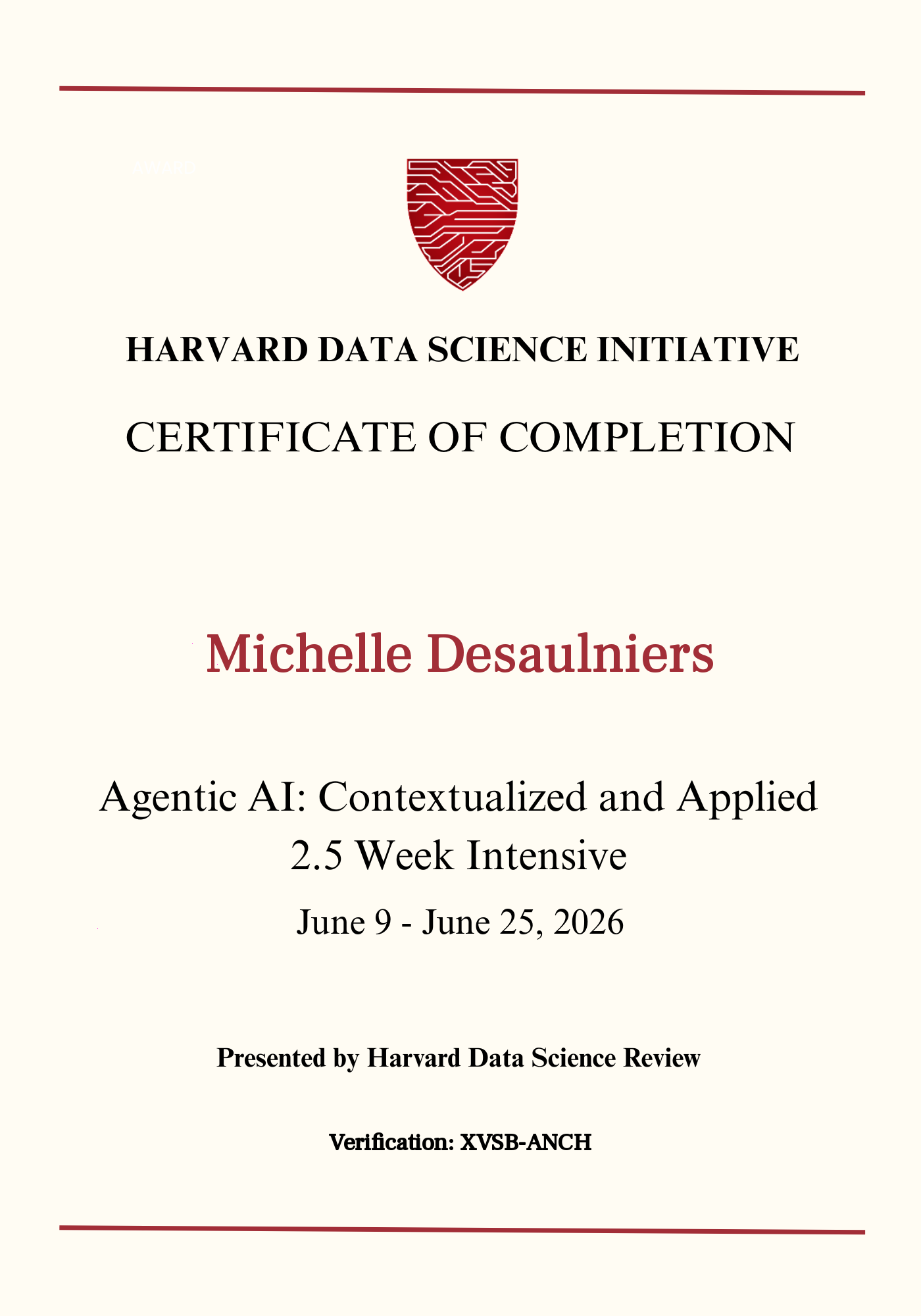 User Certificate