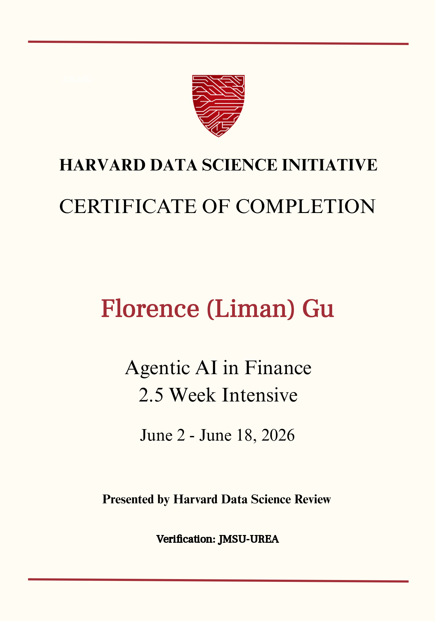 User Certificate