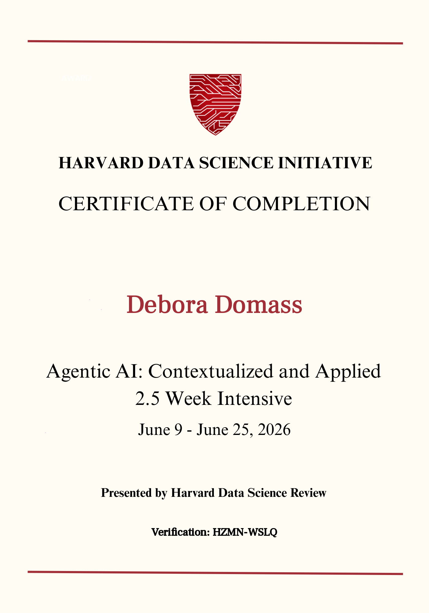 User Certificate