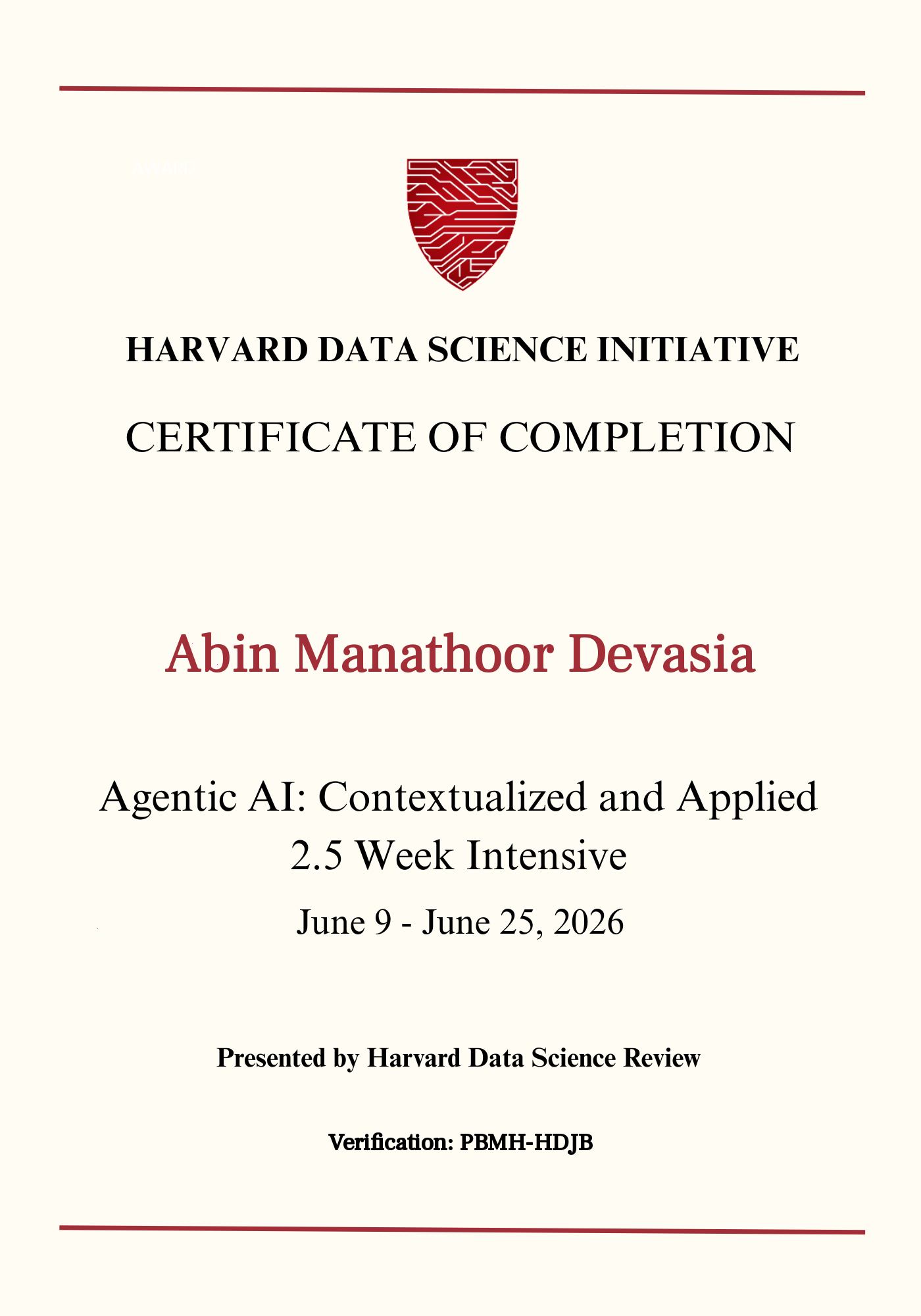 User Certificate