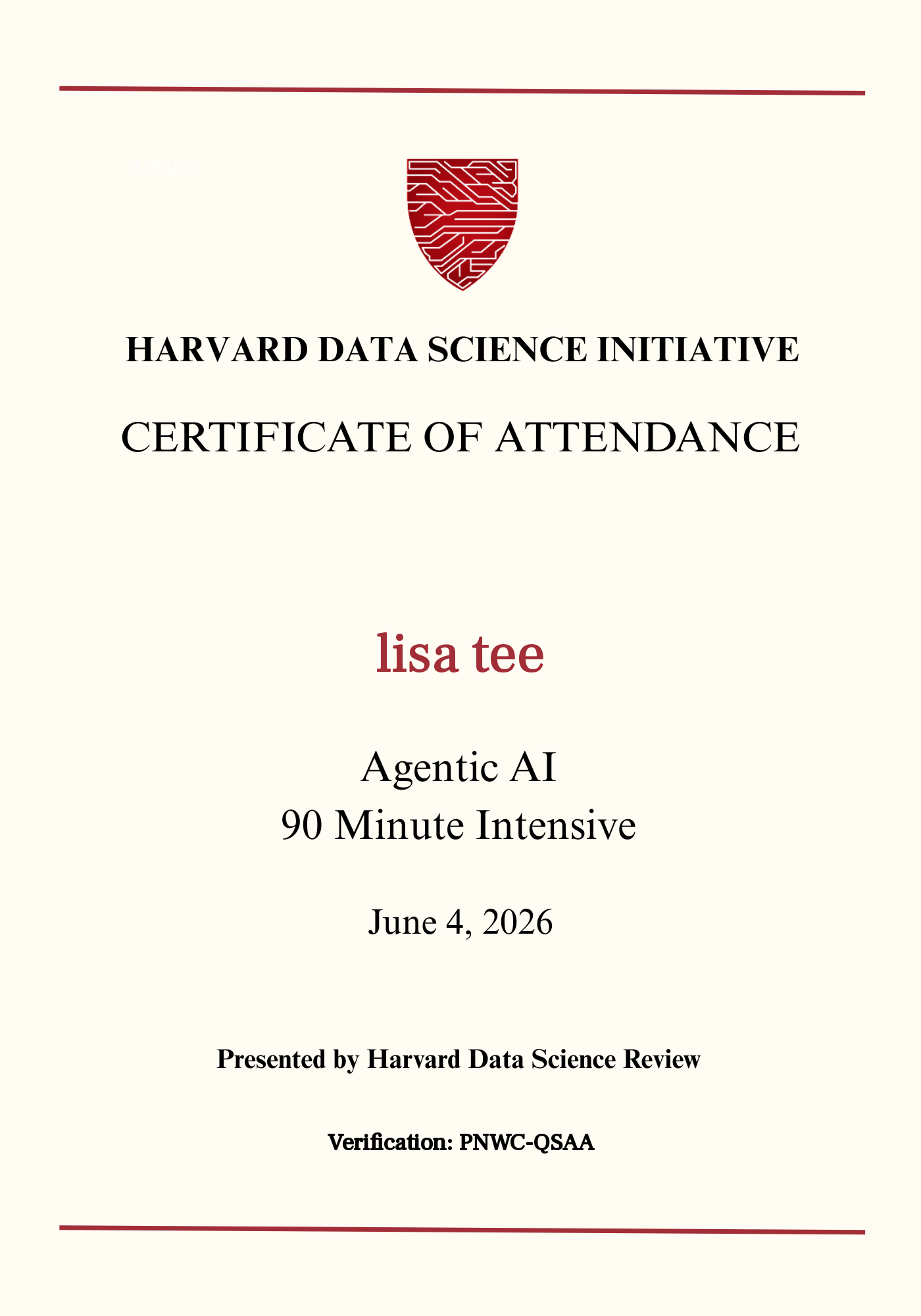 User Certificate
