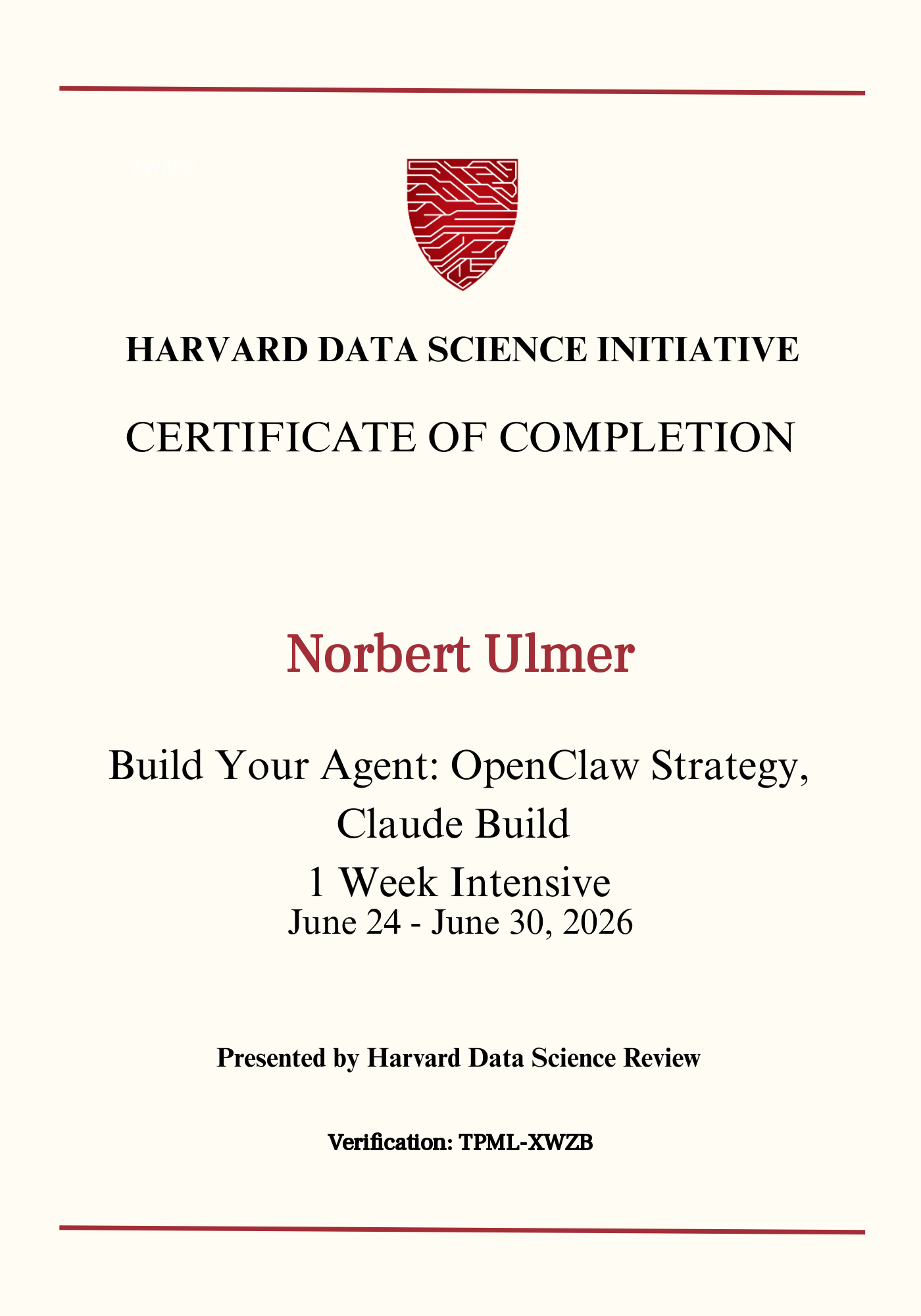 User Certificate