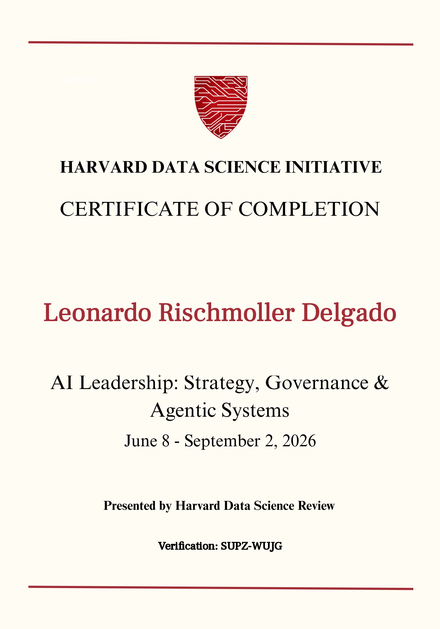 User Certificate