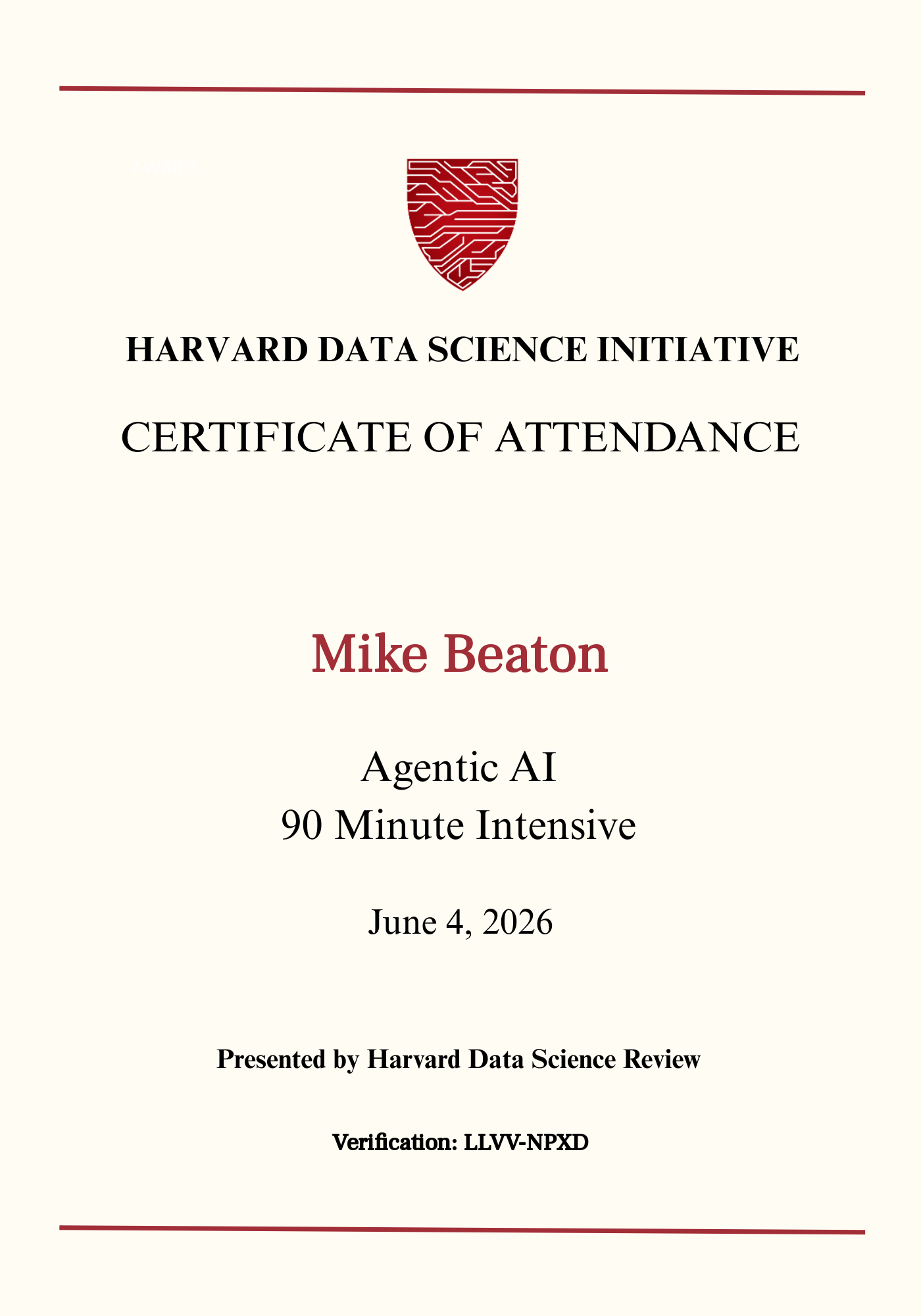 User Certificate