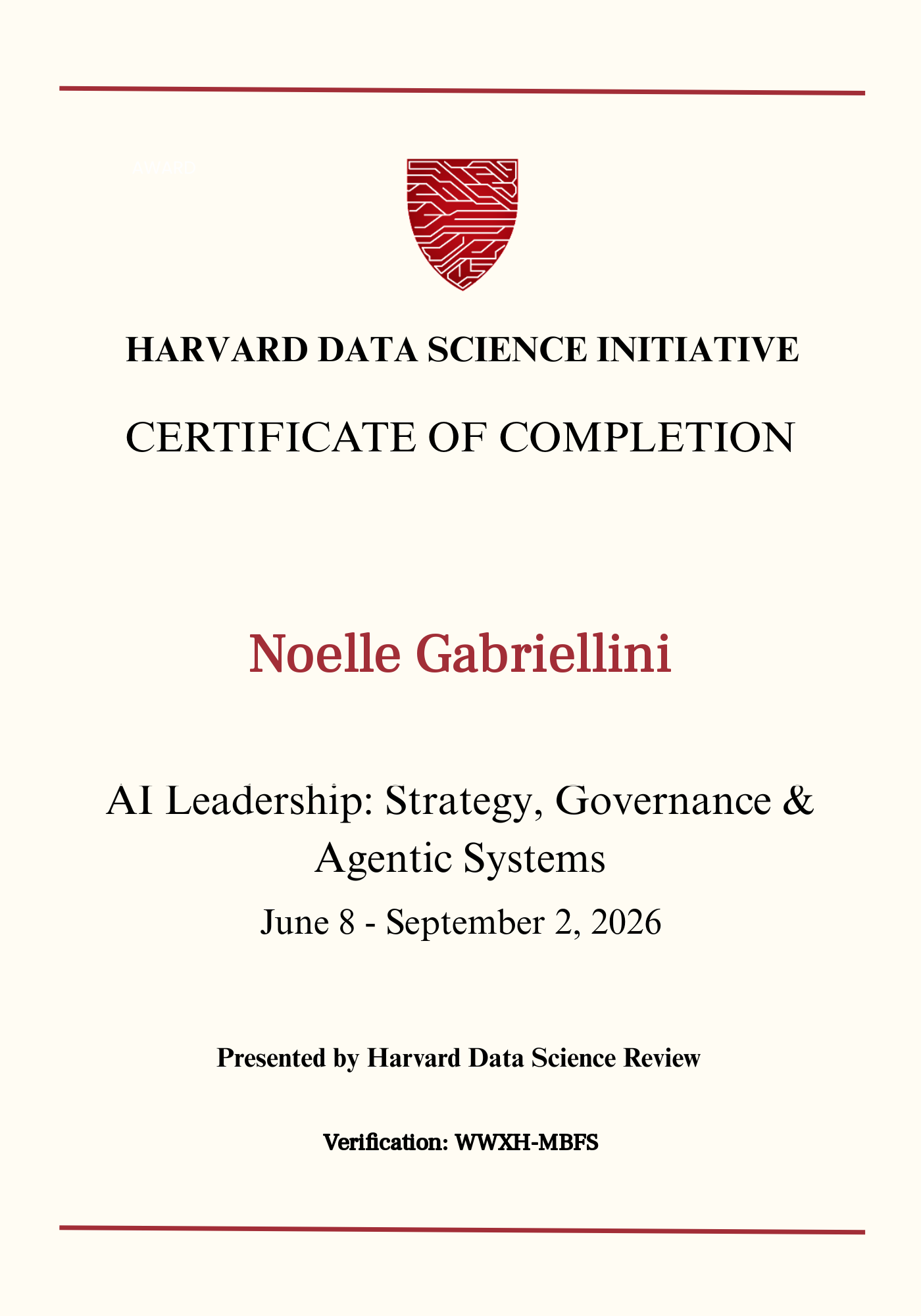 User Certificate