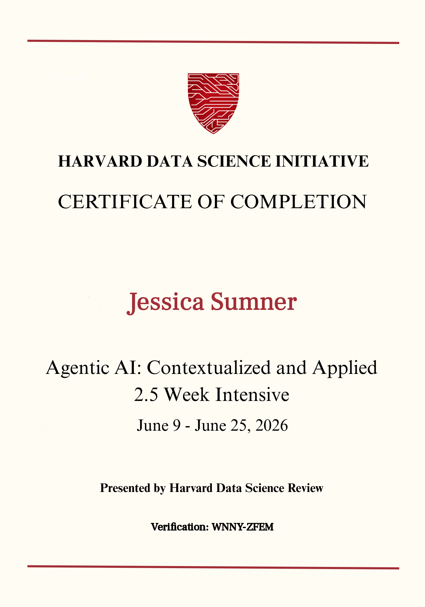 User Certificate