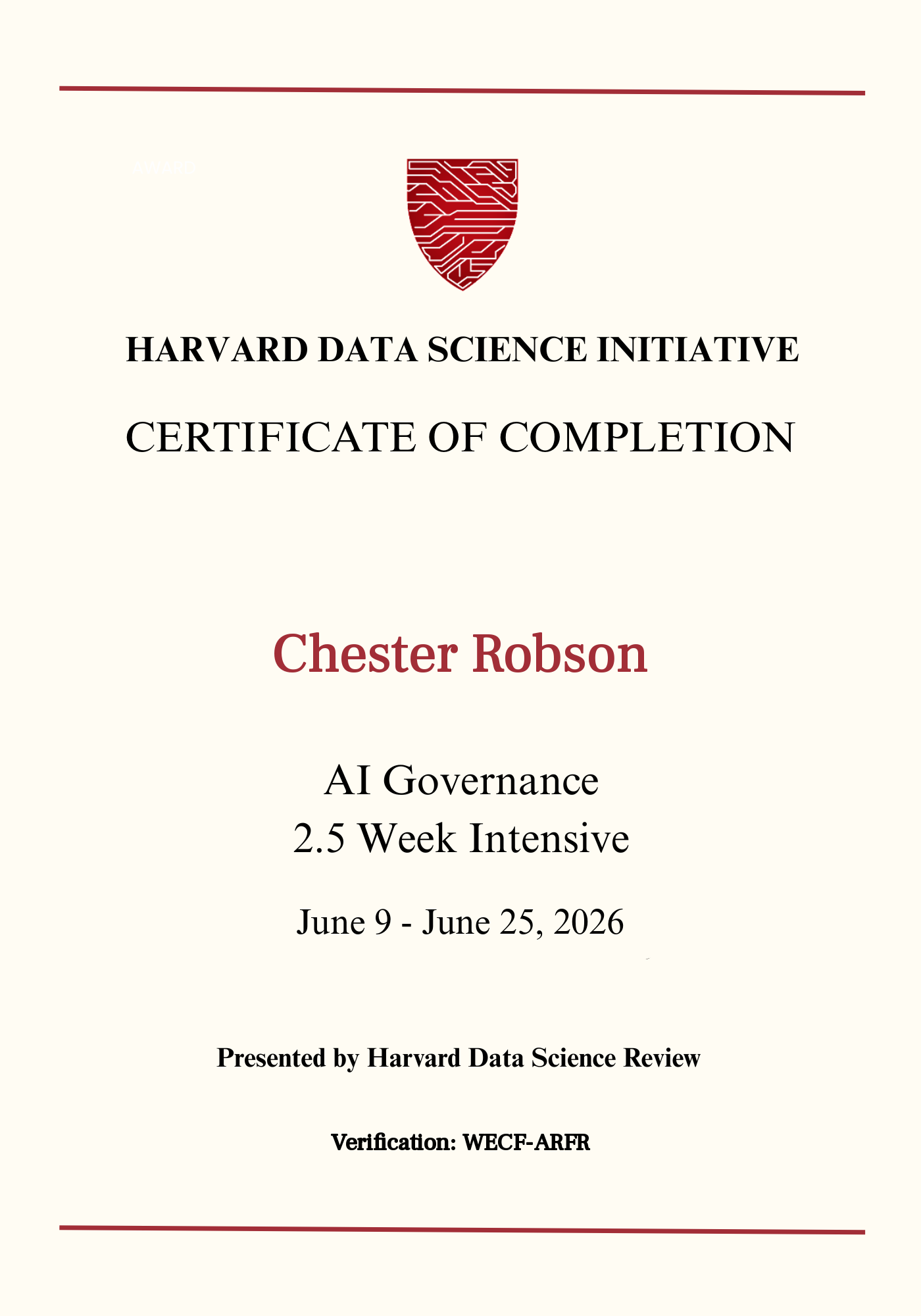 User Certificate