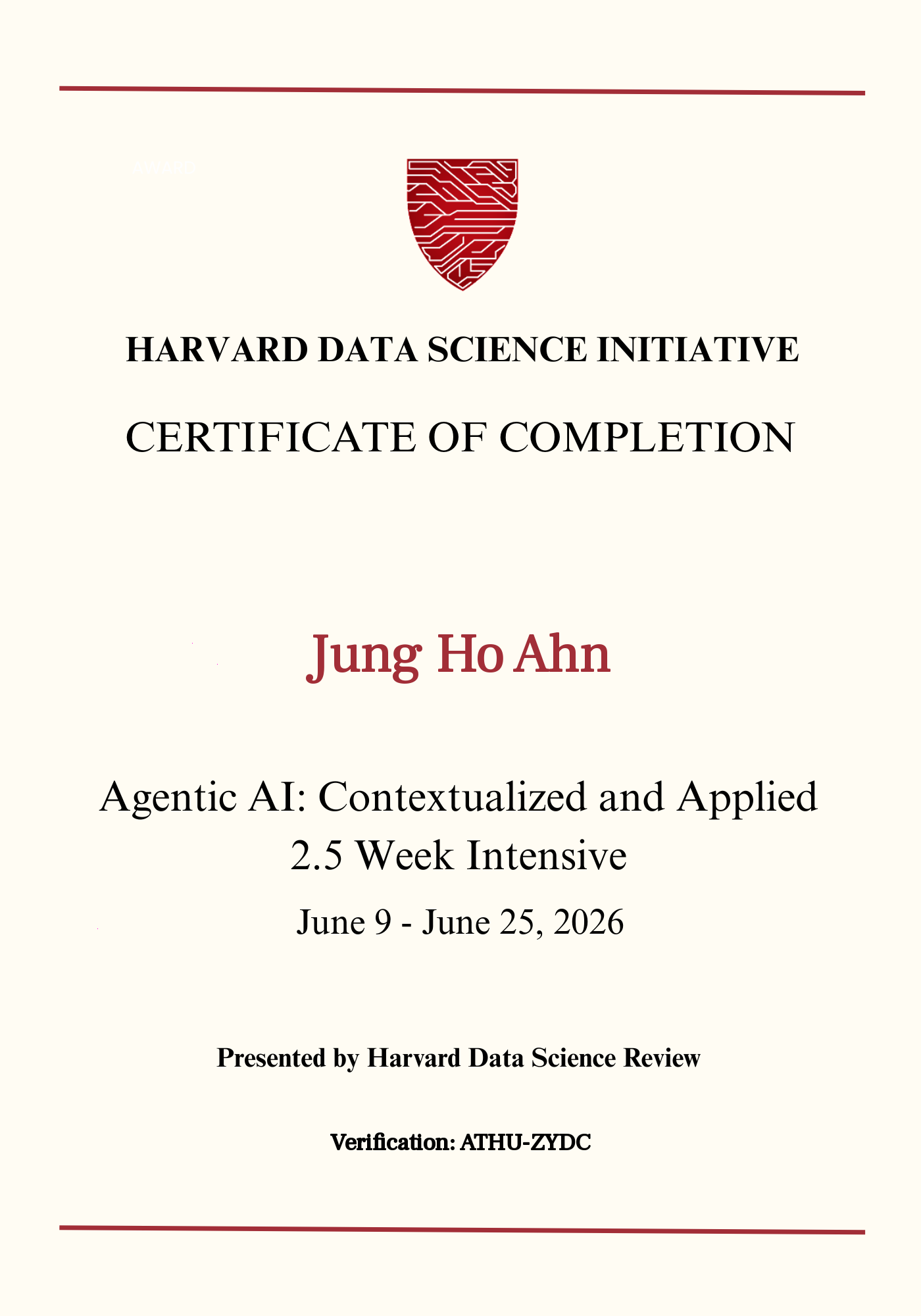 User Certificate