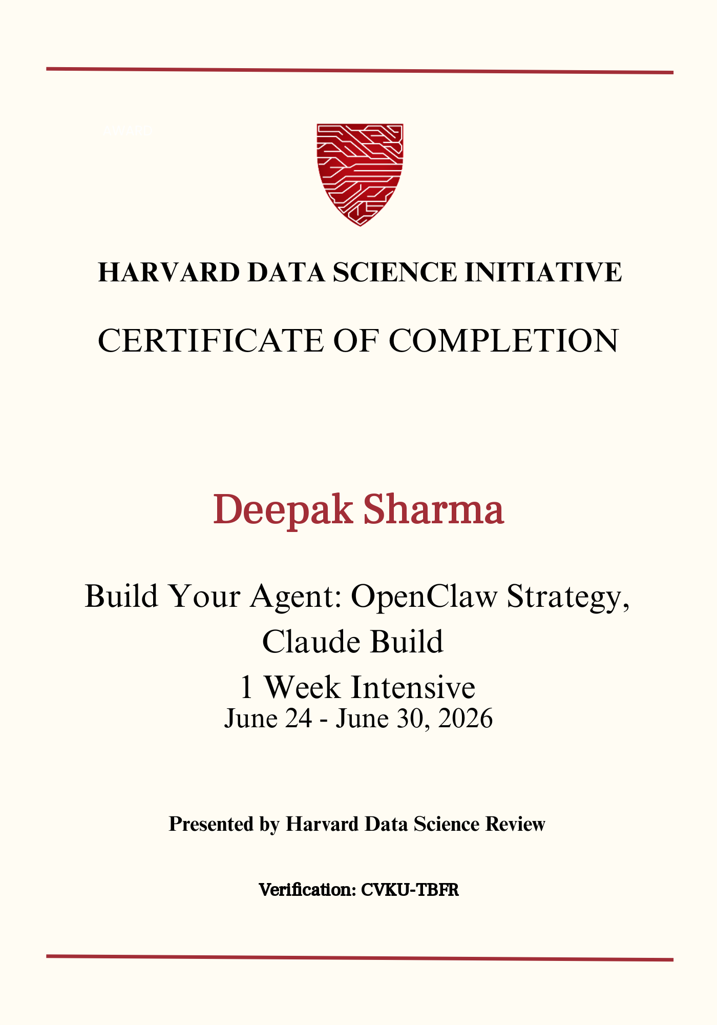 User Certificate