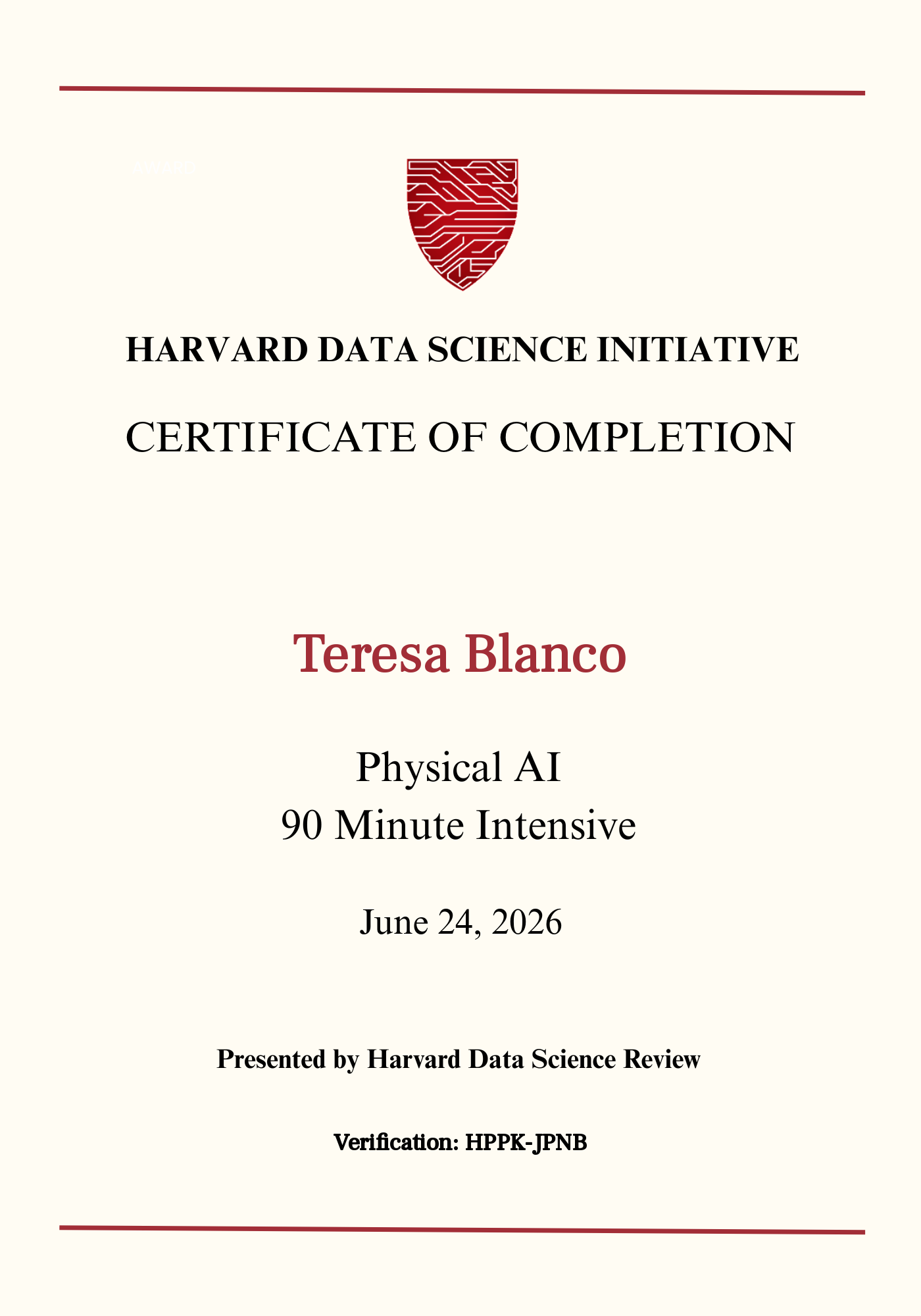 User Certificate