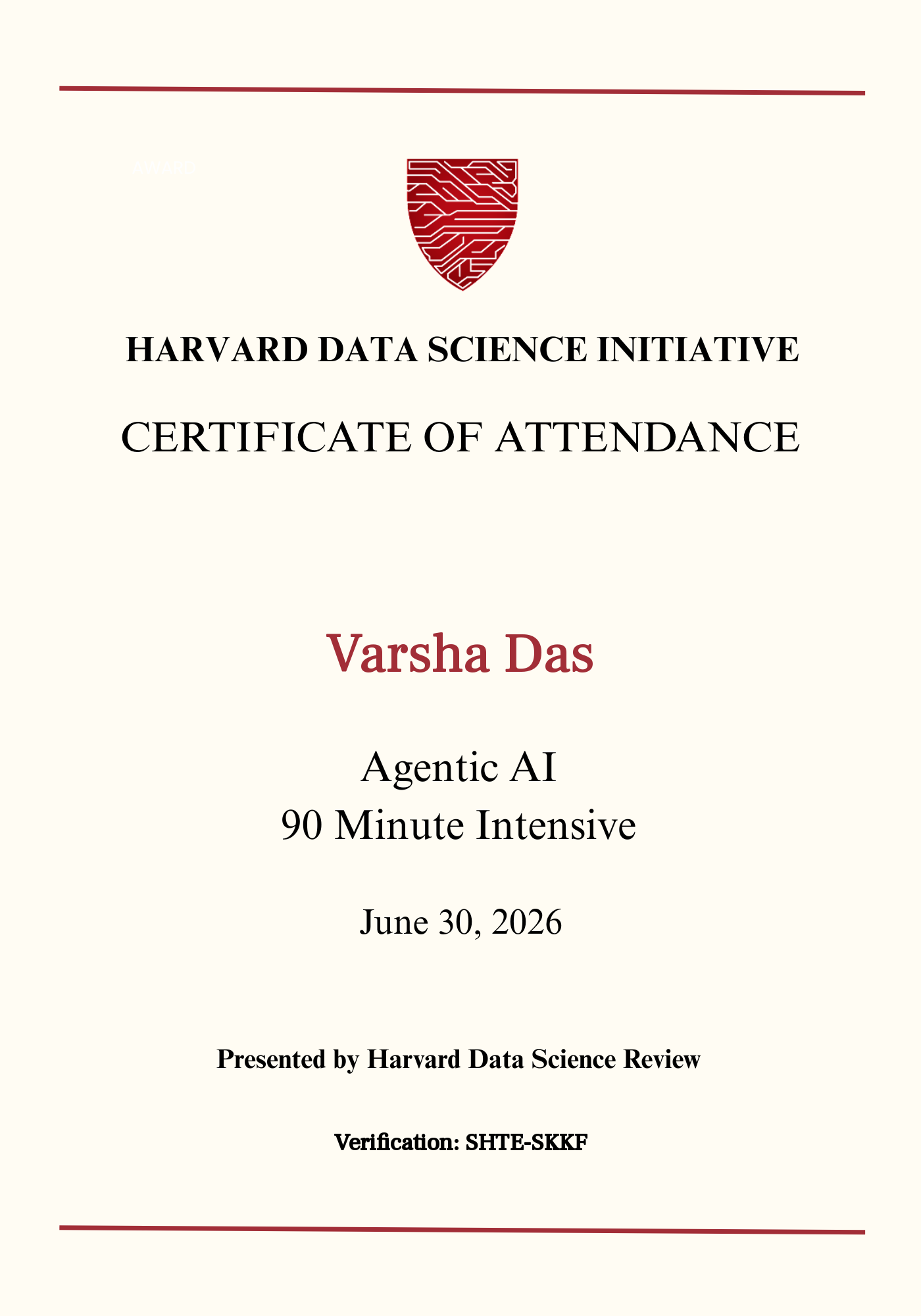 User Certificate