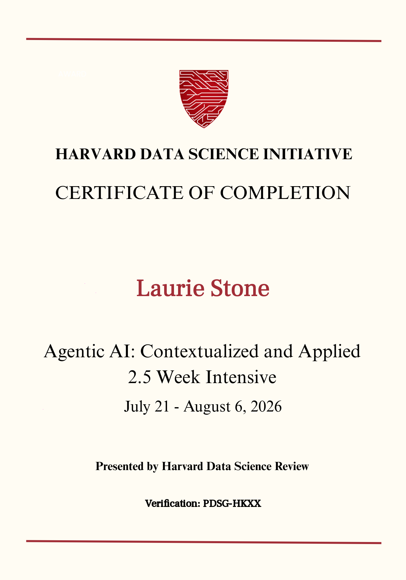 User Certificate