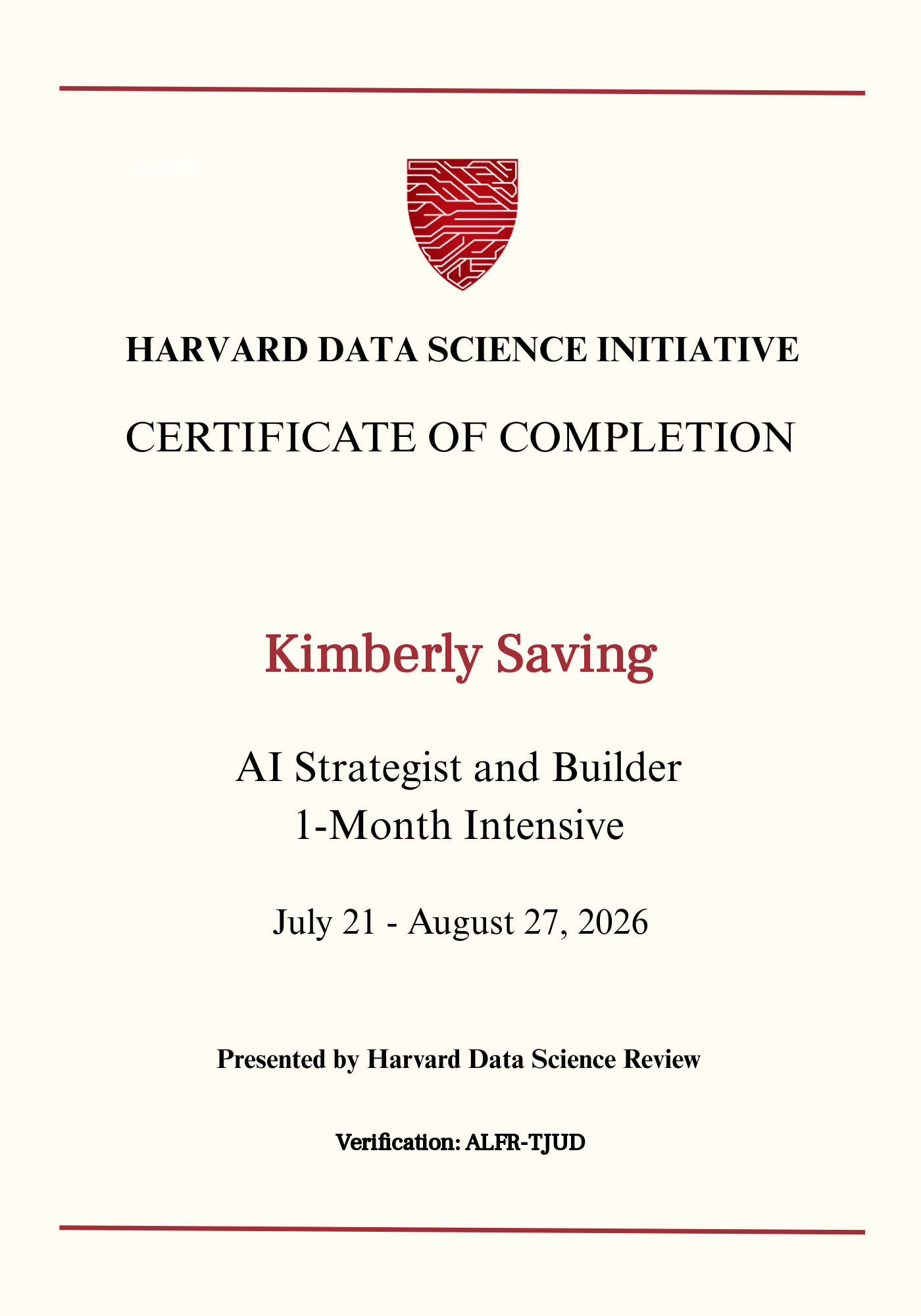 User Certificate